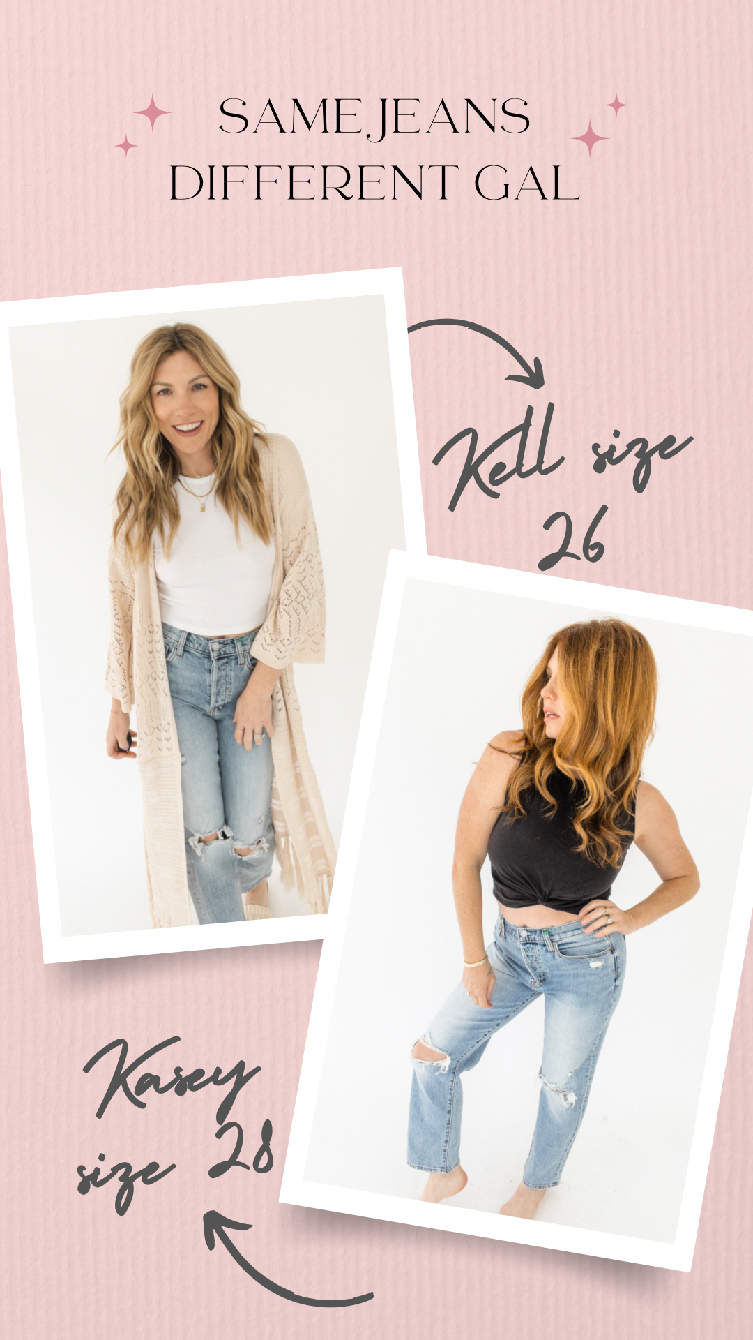 Same Jeans, Different Gal! Salt and Freckles Boutique Product Spotlight - Pistola Charlie High Rise Straight Leg