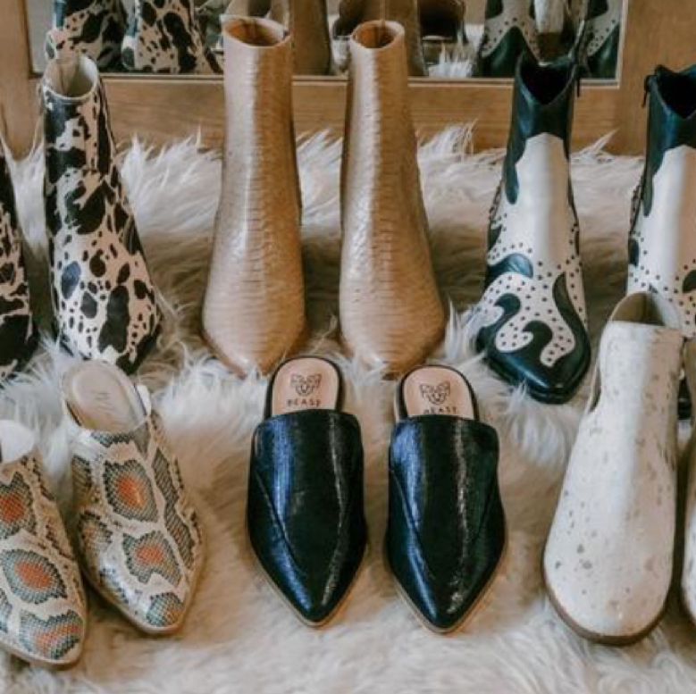The boot collection at Salt and Freckles