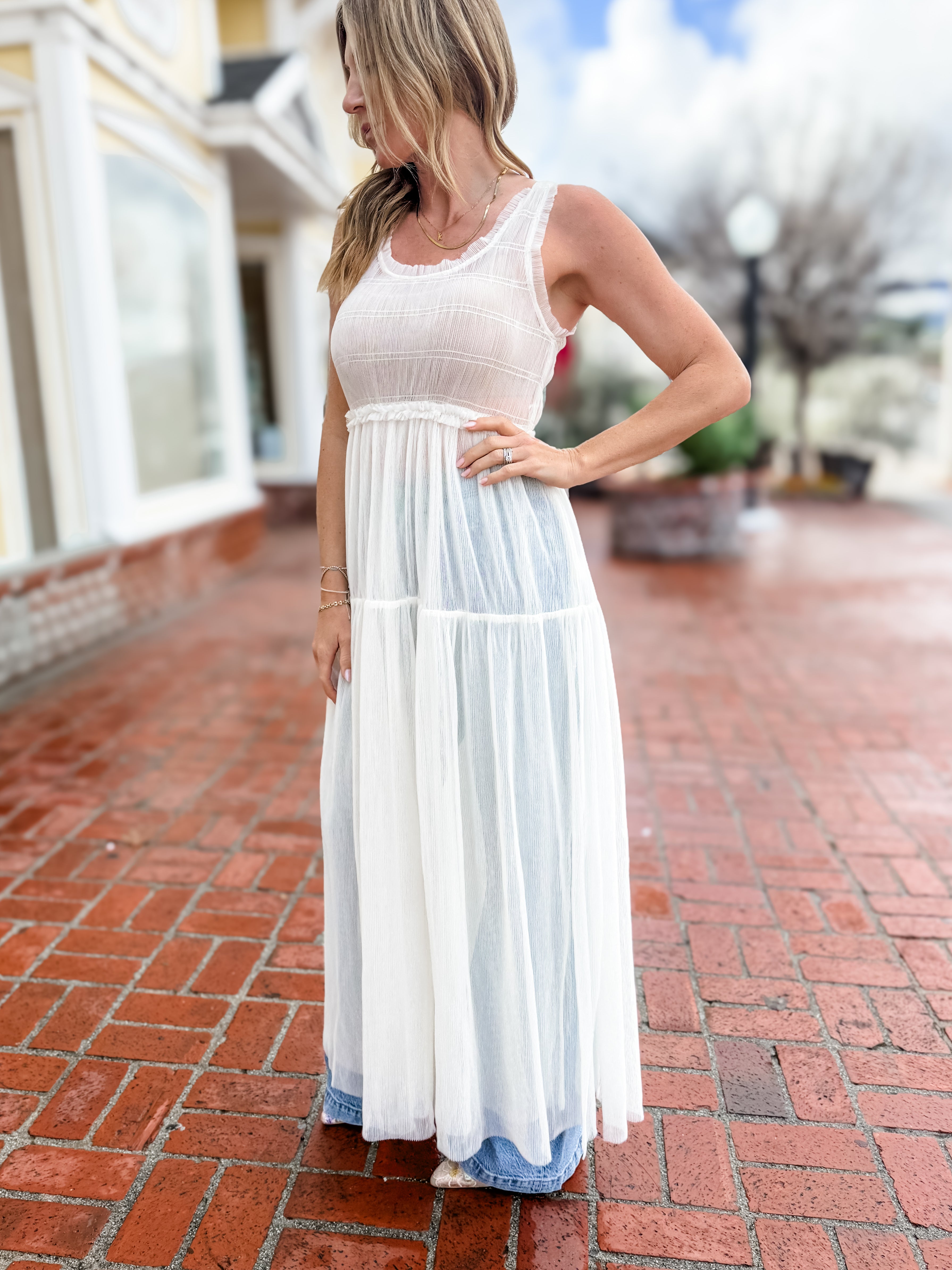 Fairy Garden Tulle Maxi Dress