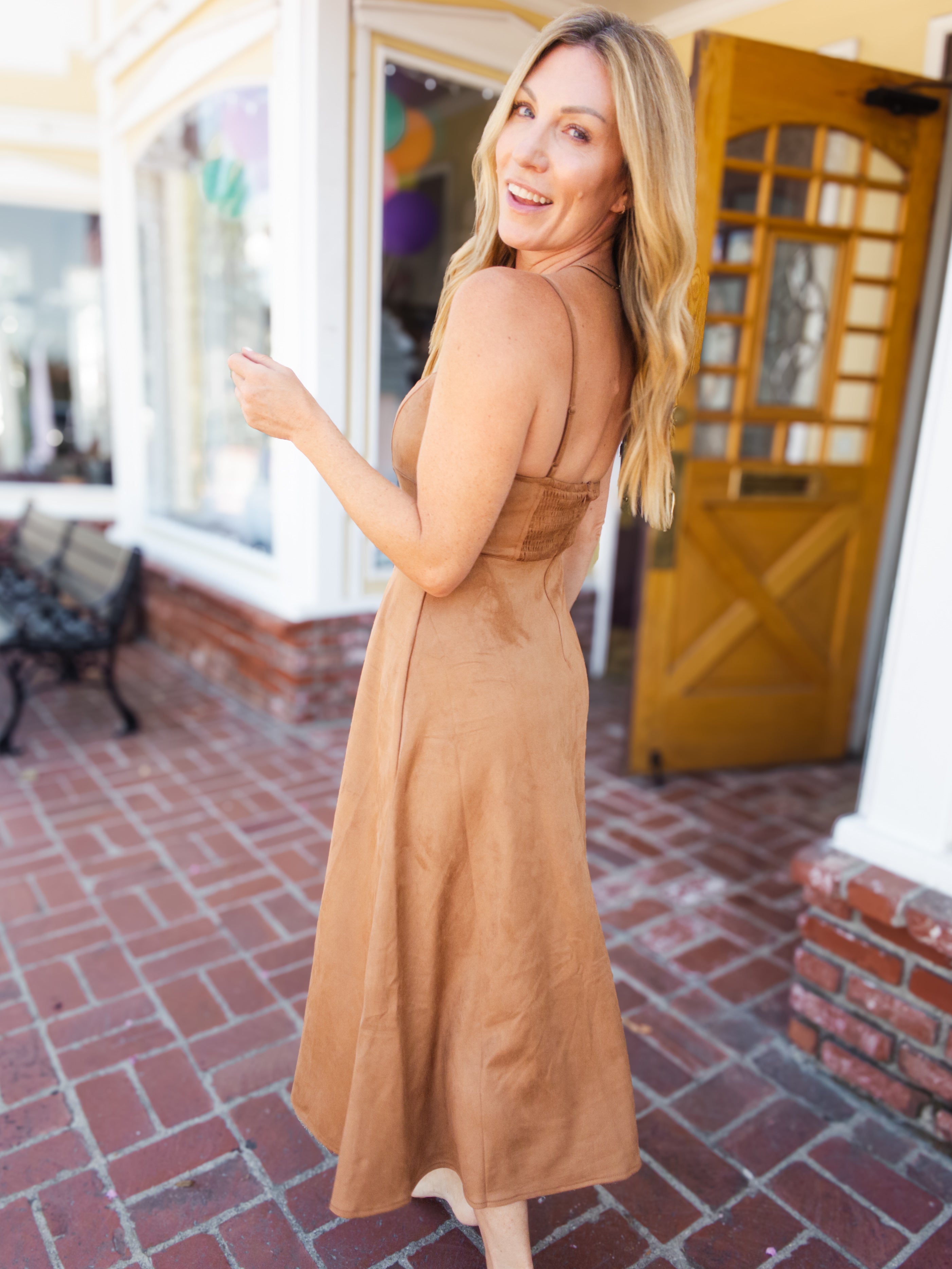 Rustic Spice Midi Dress