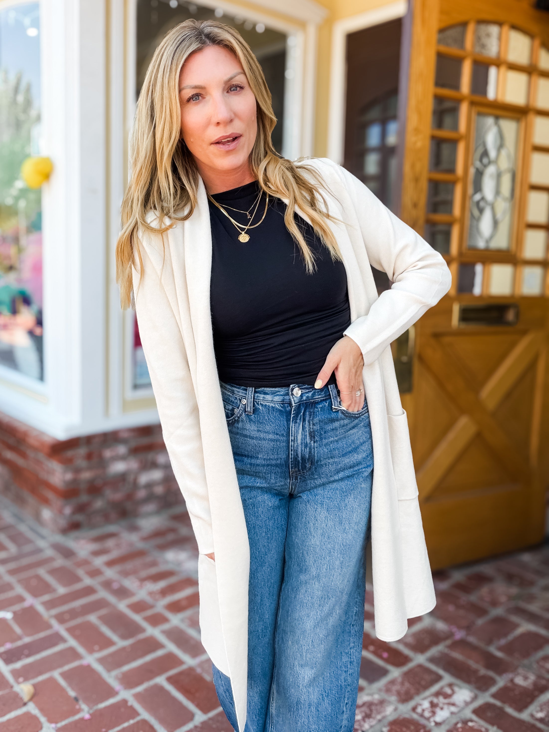 Fall Night Open Cardigan