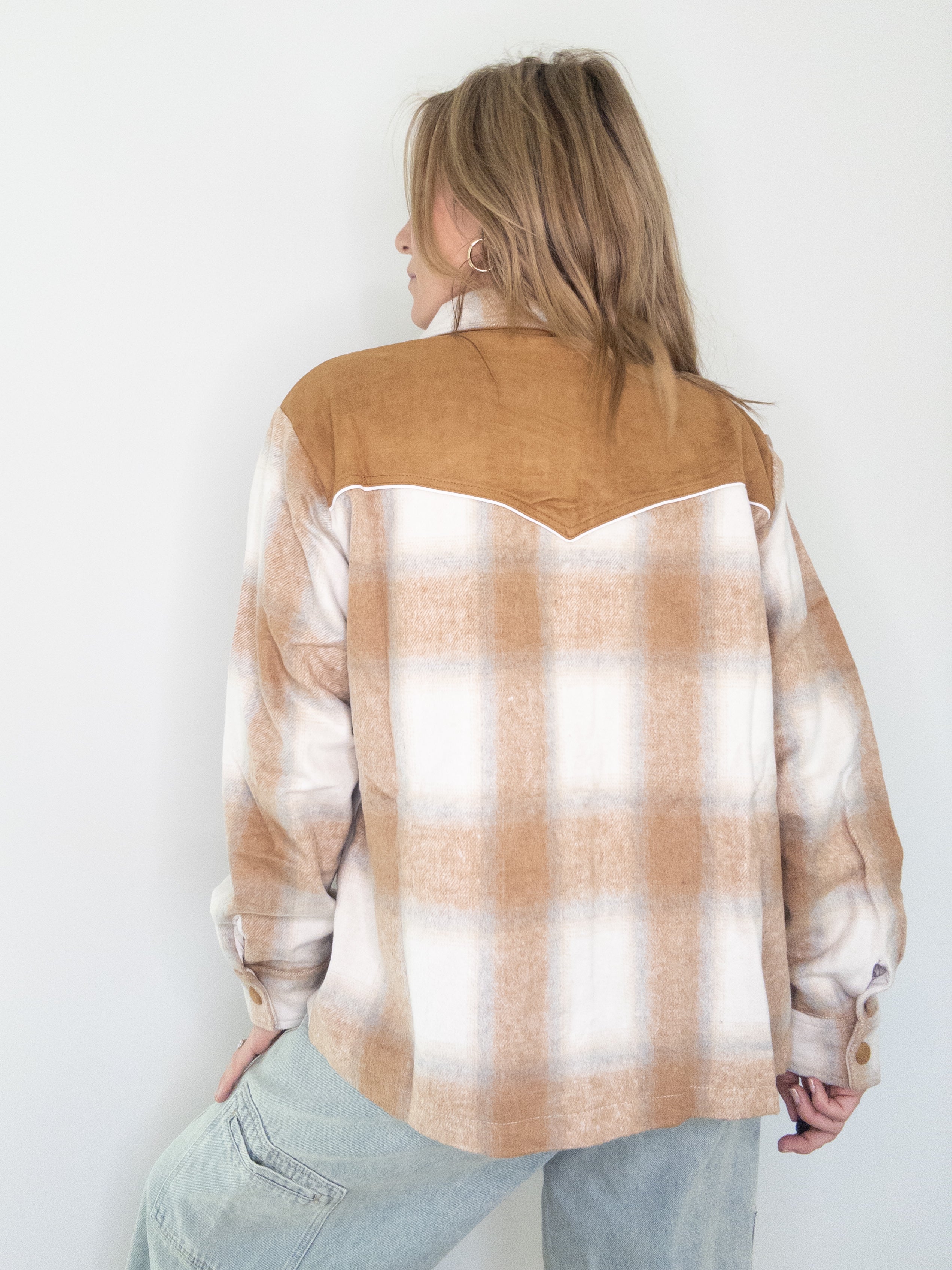 Auburn Western Plaid Shacket