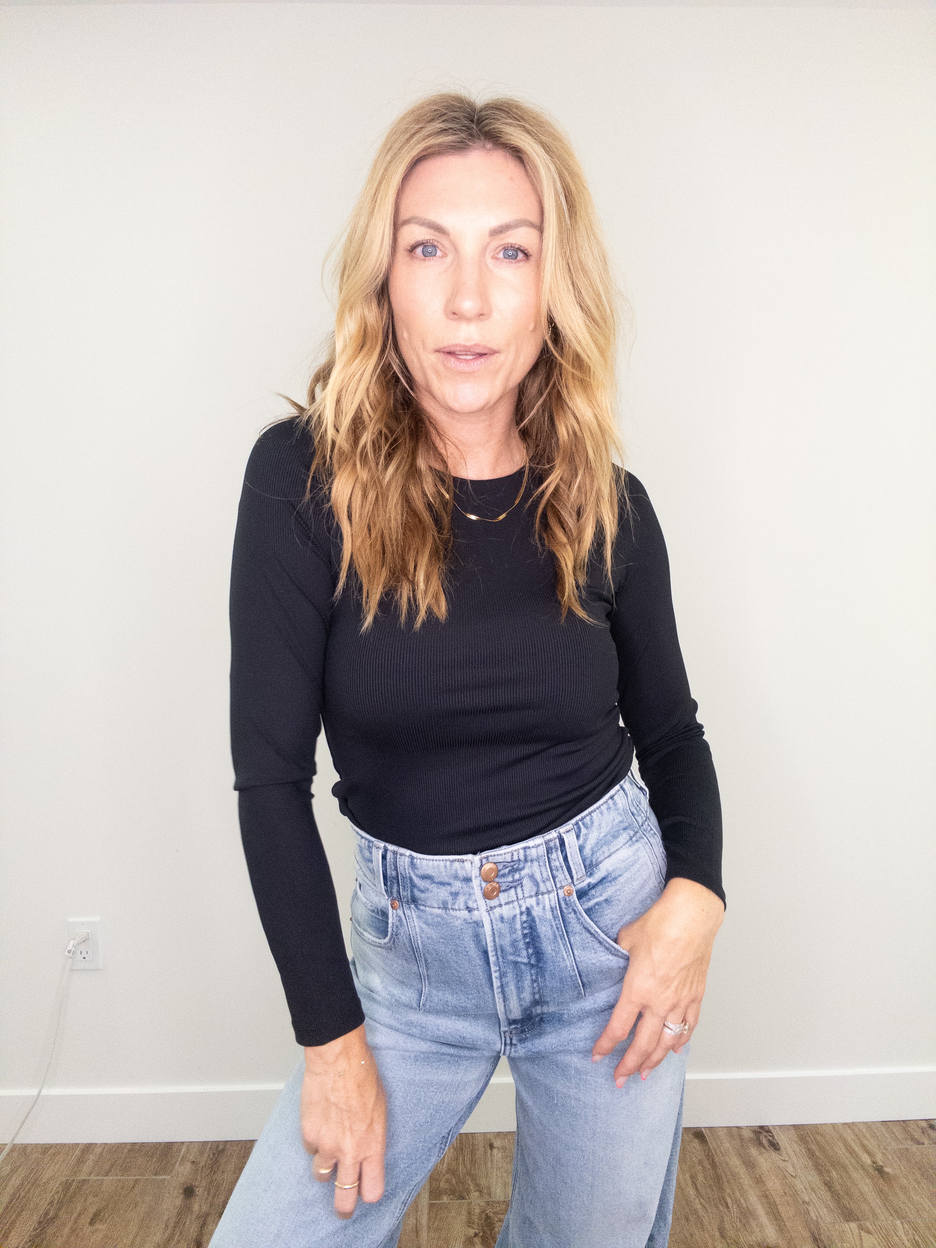 Roxi Rib Long Sleeve