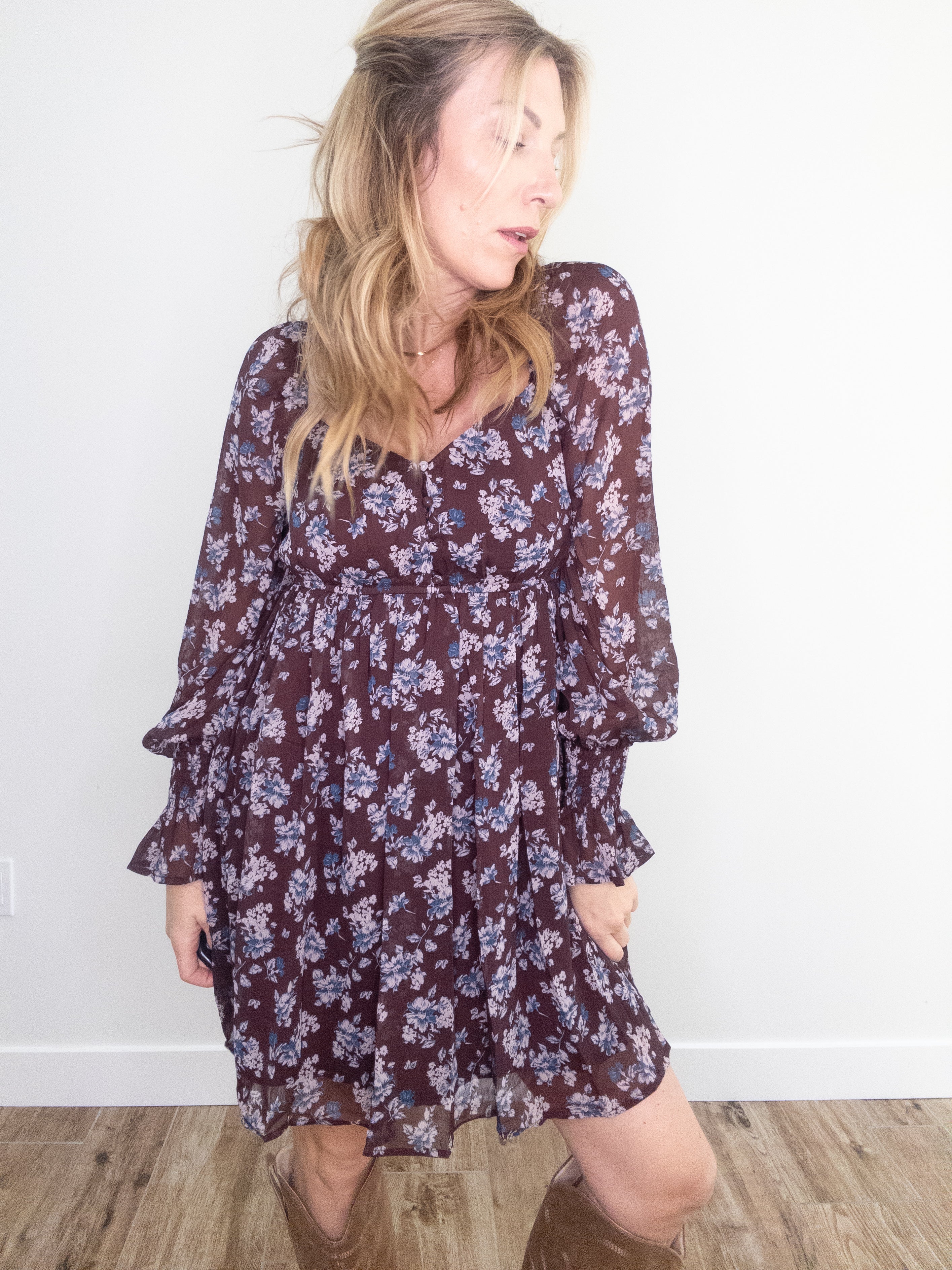 Wild Blossom Mini Dress