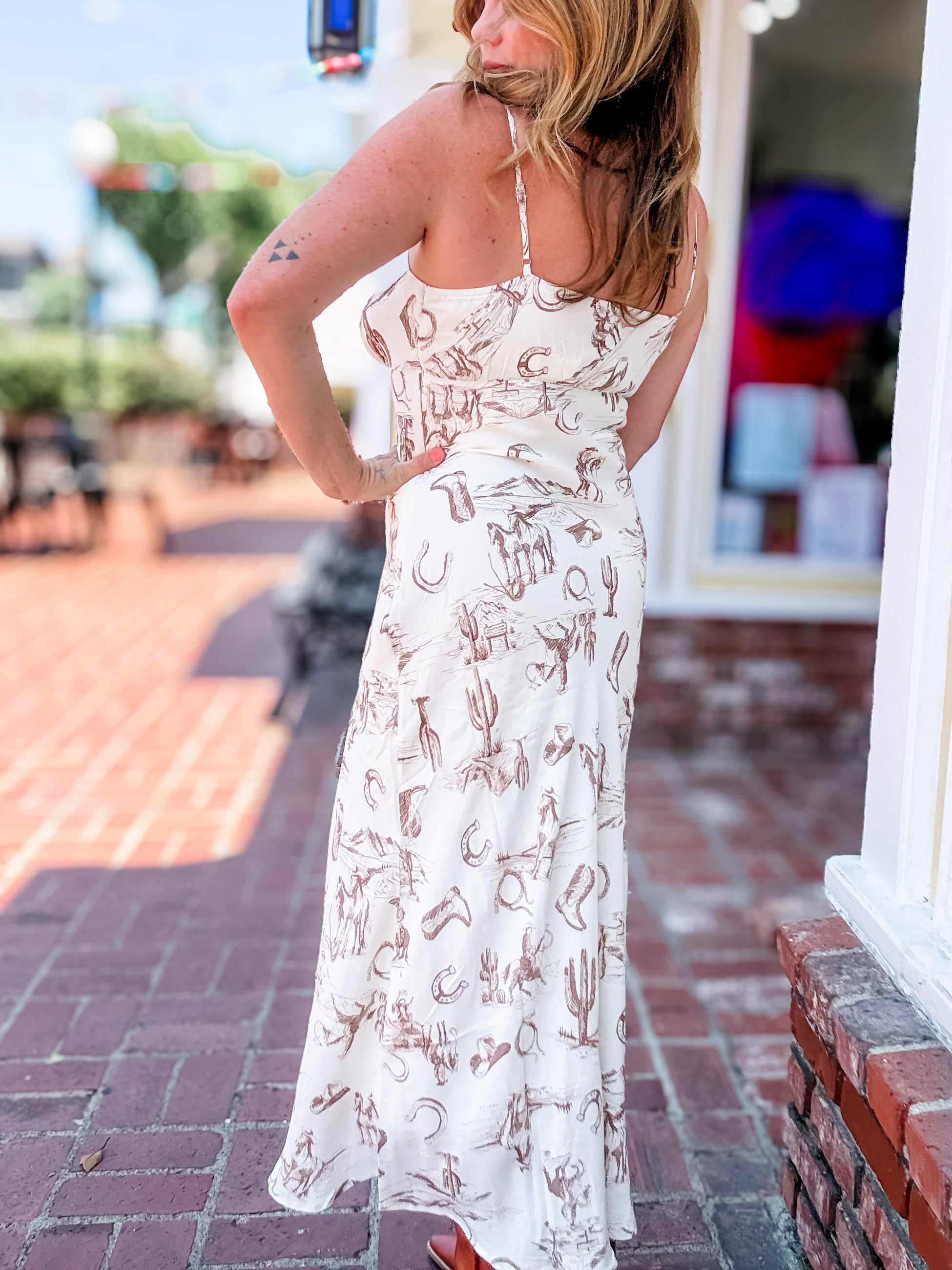 Saddle Up Girl Midi Dress