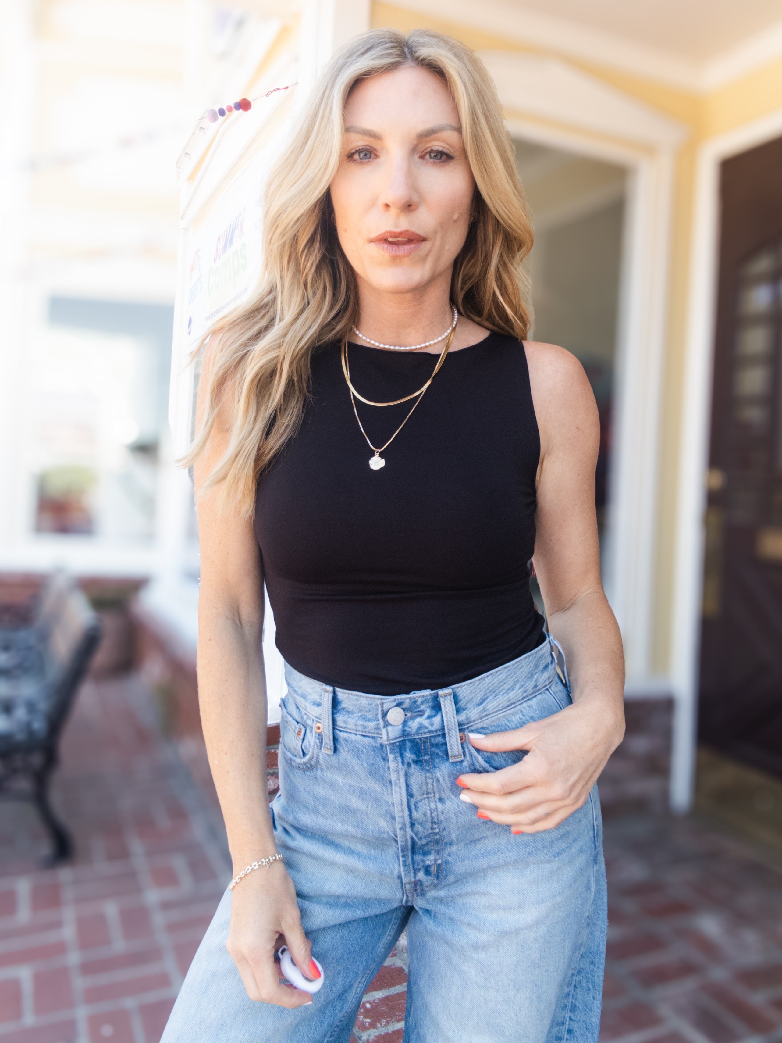 Project Social T Odette Boat Neck Tank