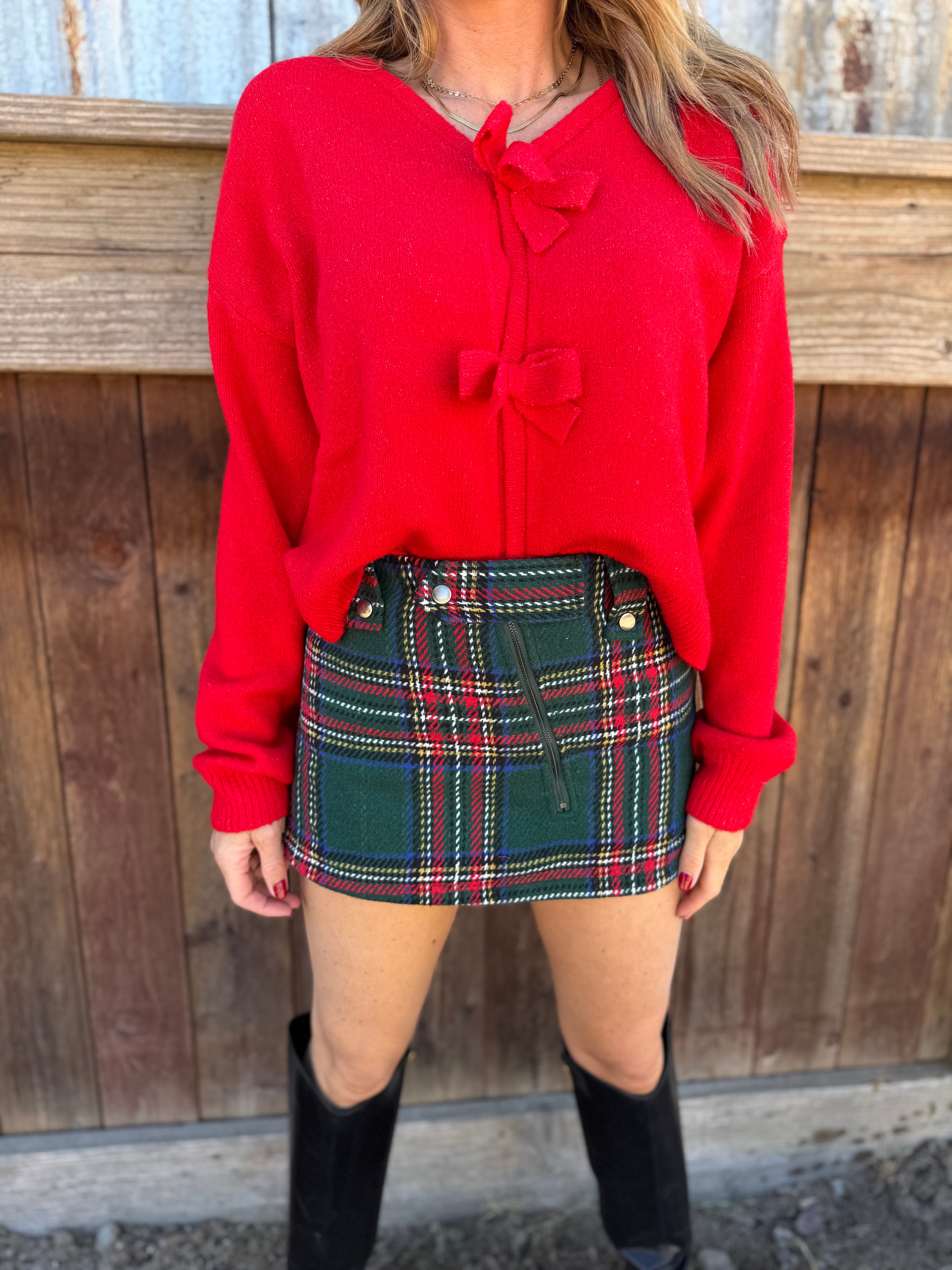 Wintergreen Tartan Skort