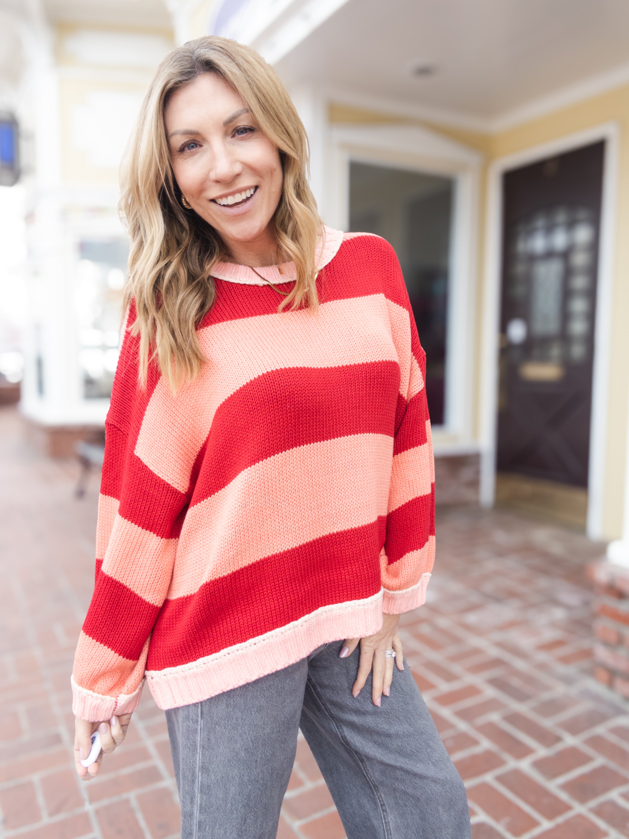 Solar Flare Striped Sweater