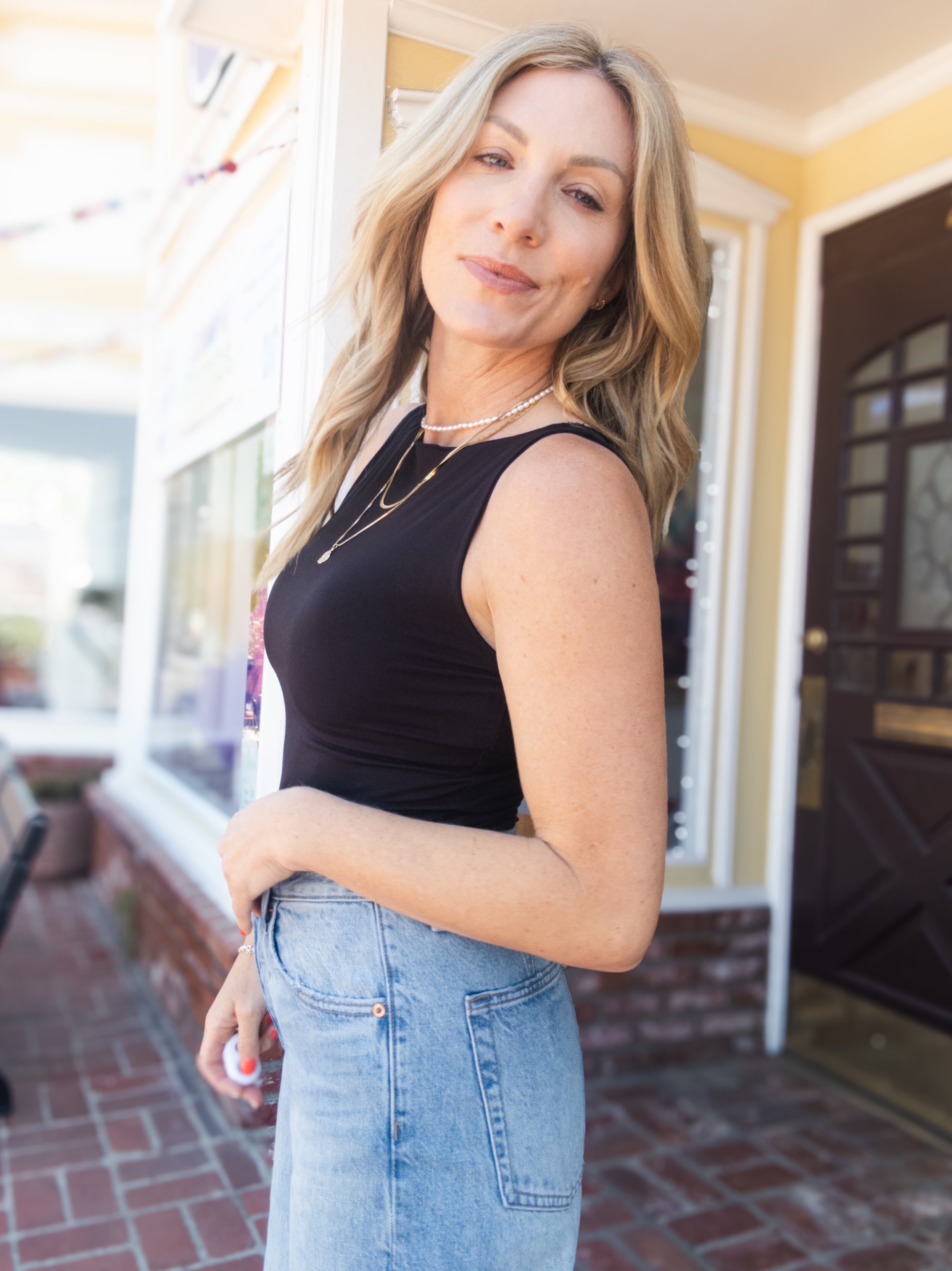 Project Social T Odette Boat Neck Tank