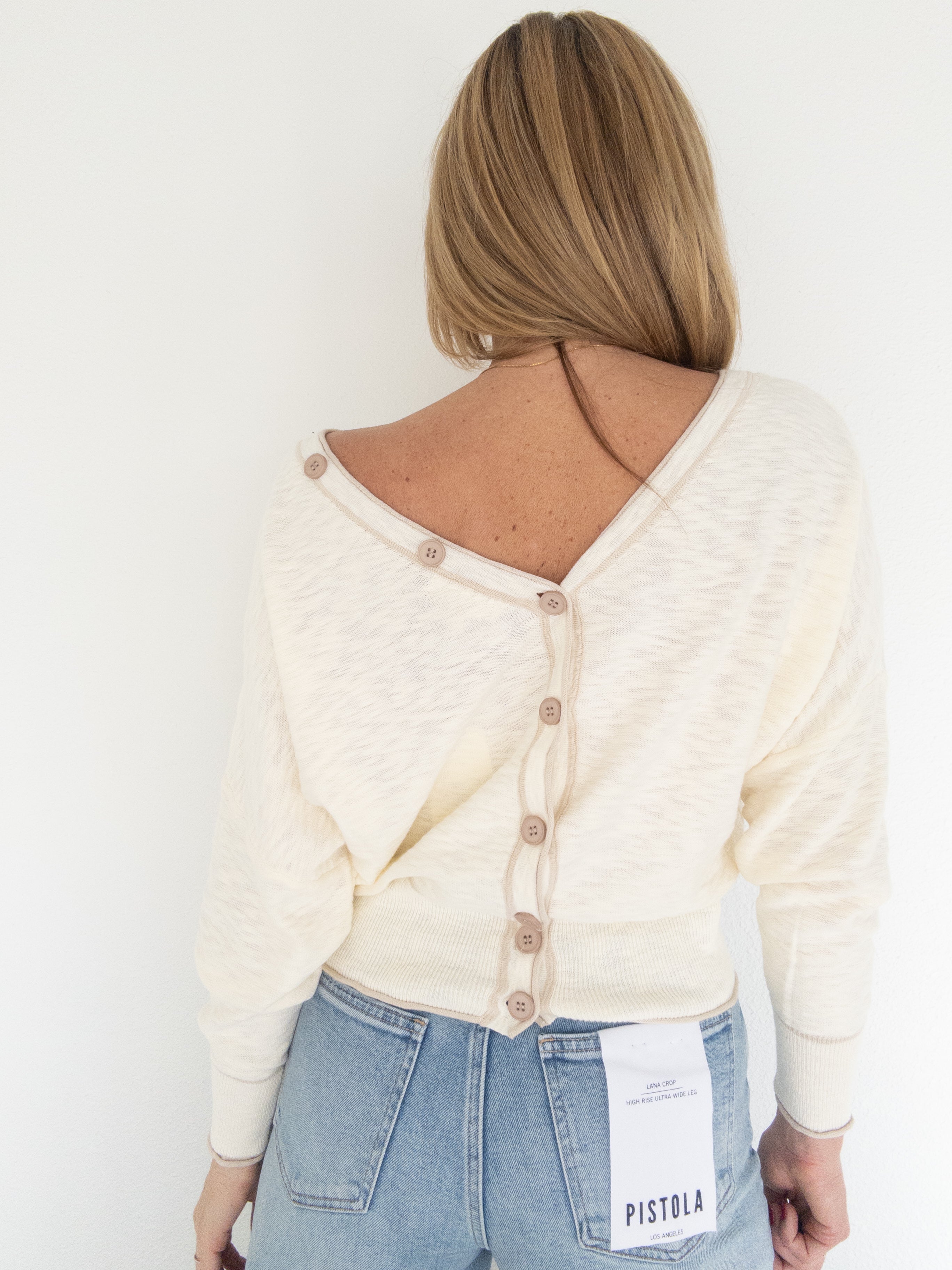 All Buttoned Up Sweater