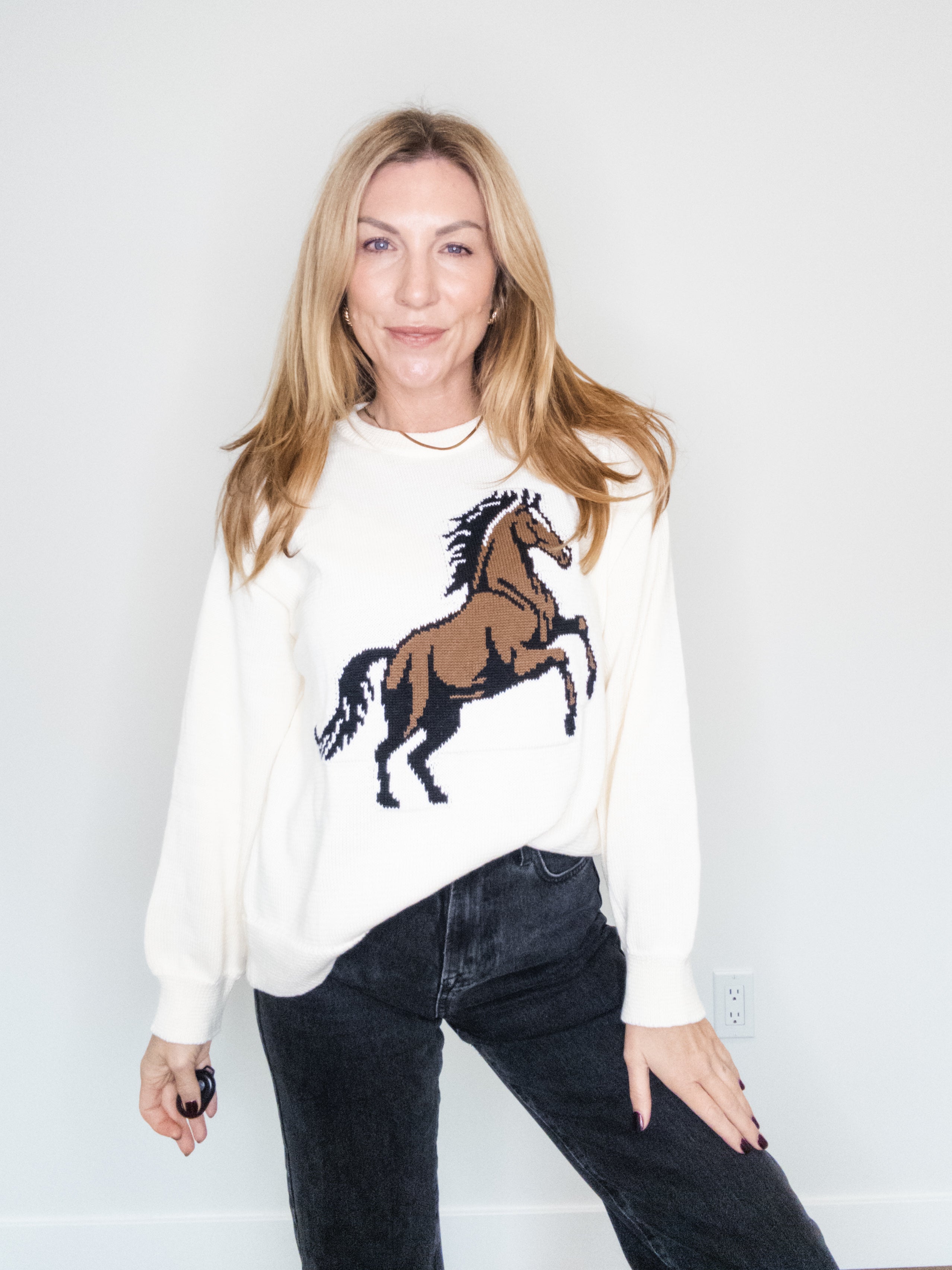 Horsin' Around Sweater