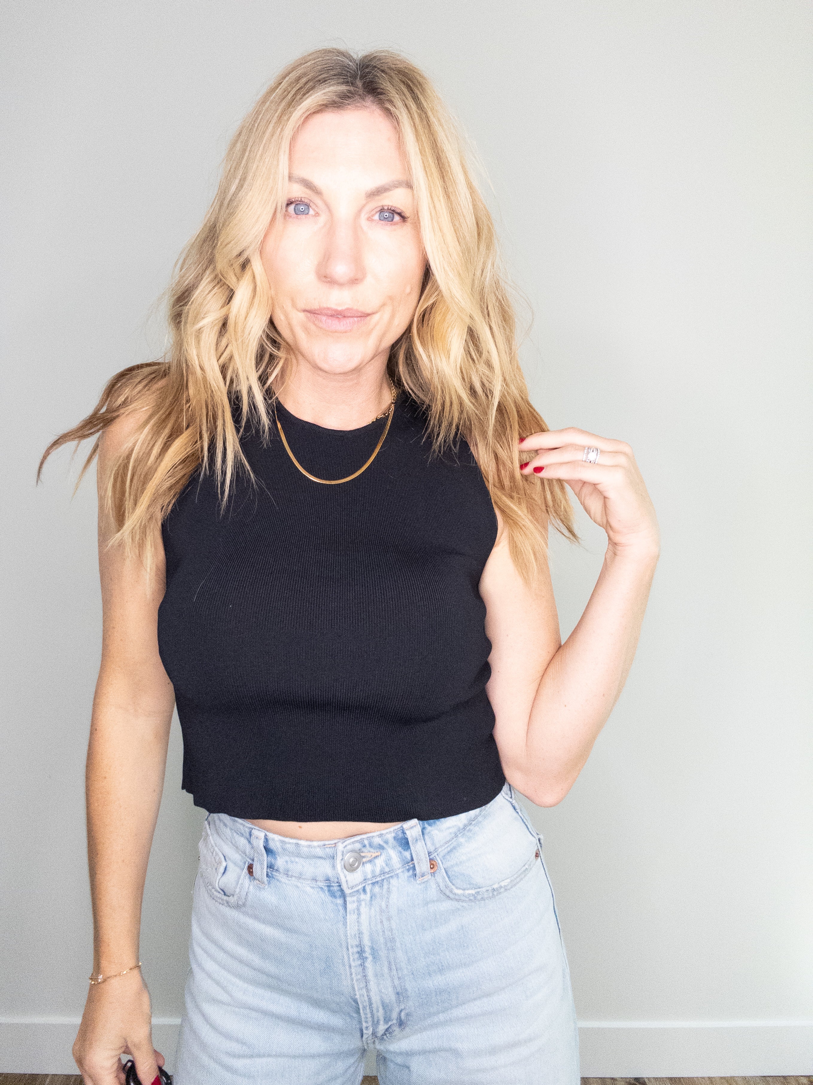 A Cut Above Ribbed Tank