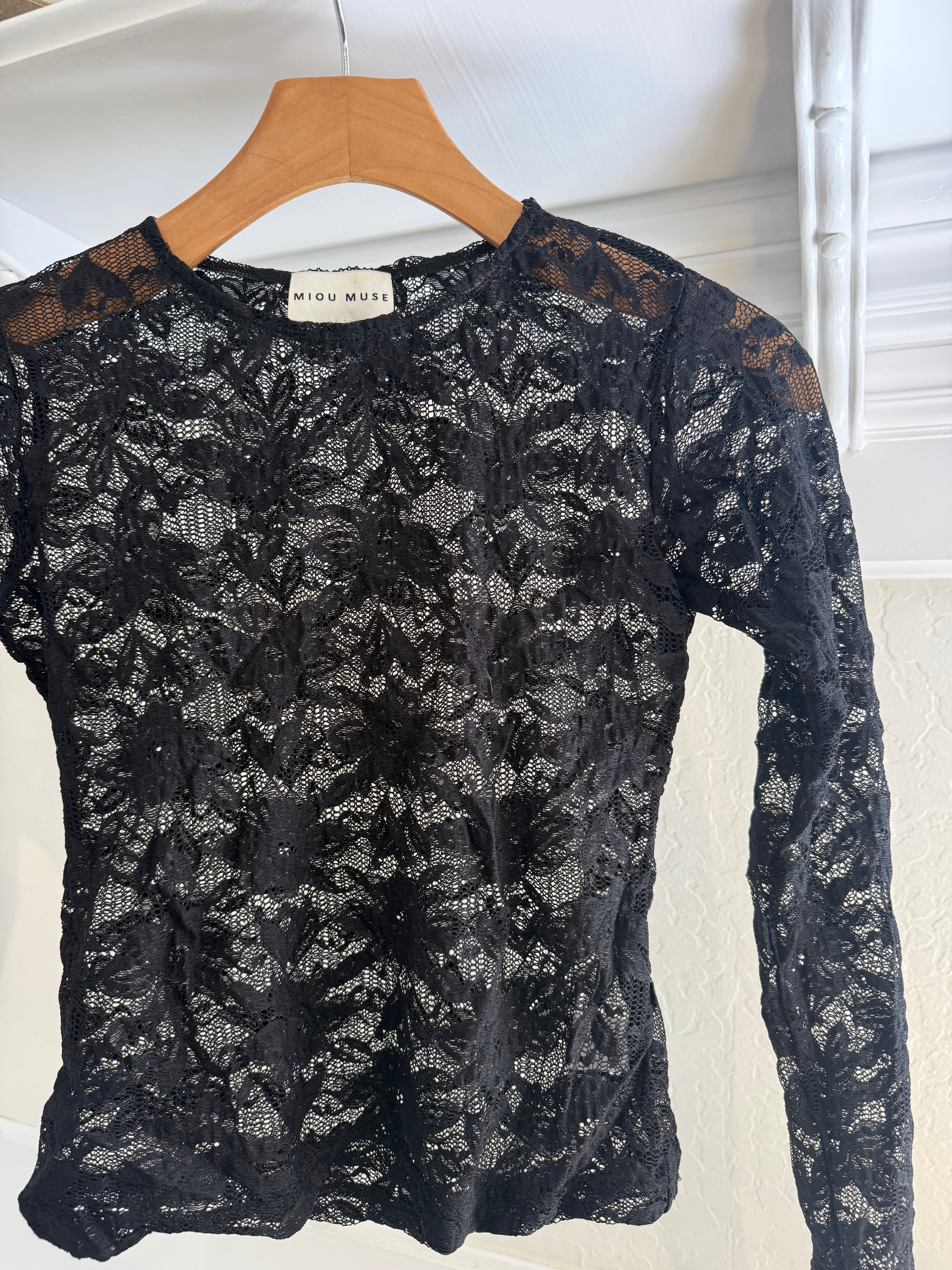 Evie Sheer Lace Top