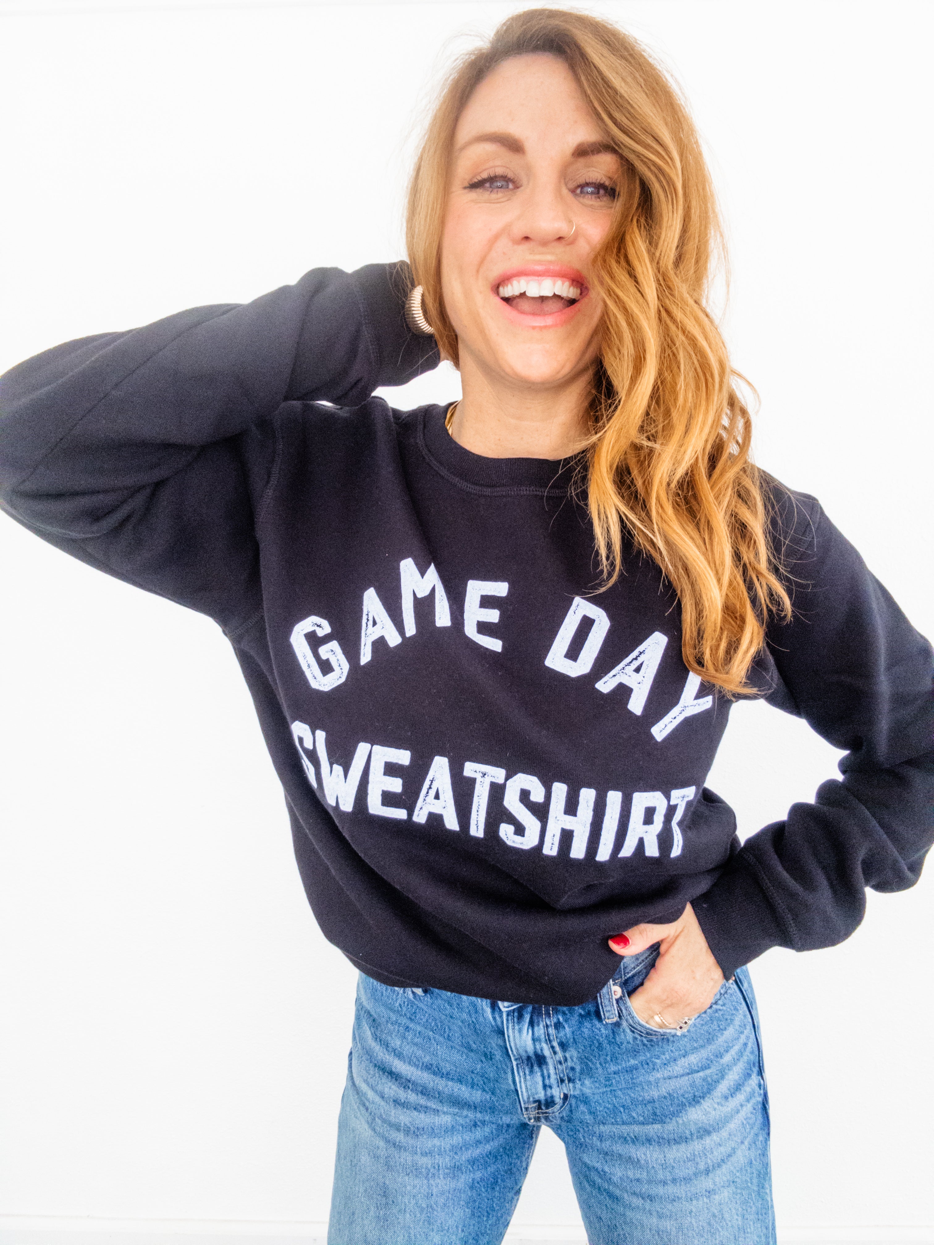 Project Social T Game Day/Day Drinking Reversible Sweatshirt