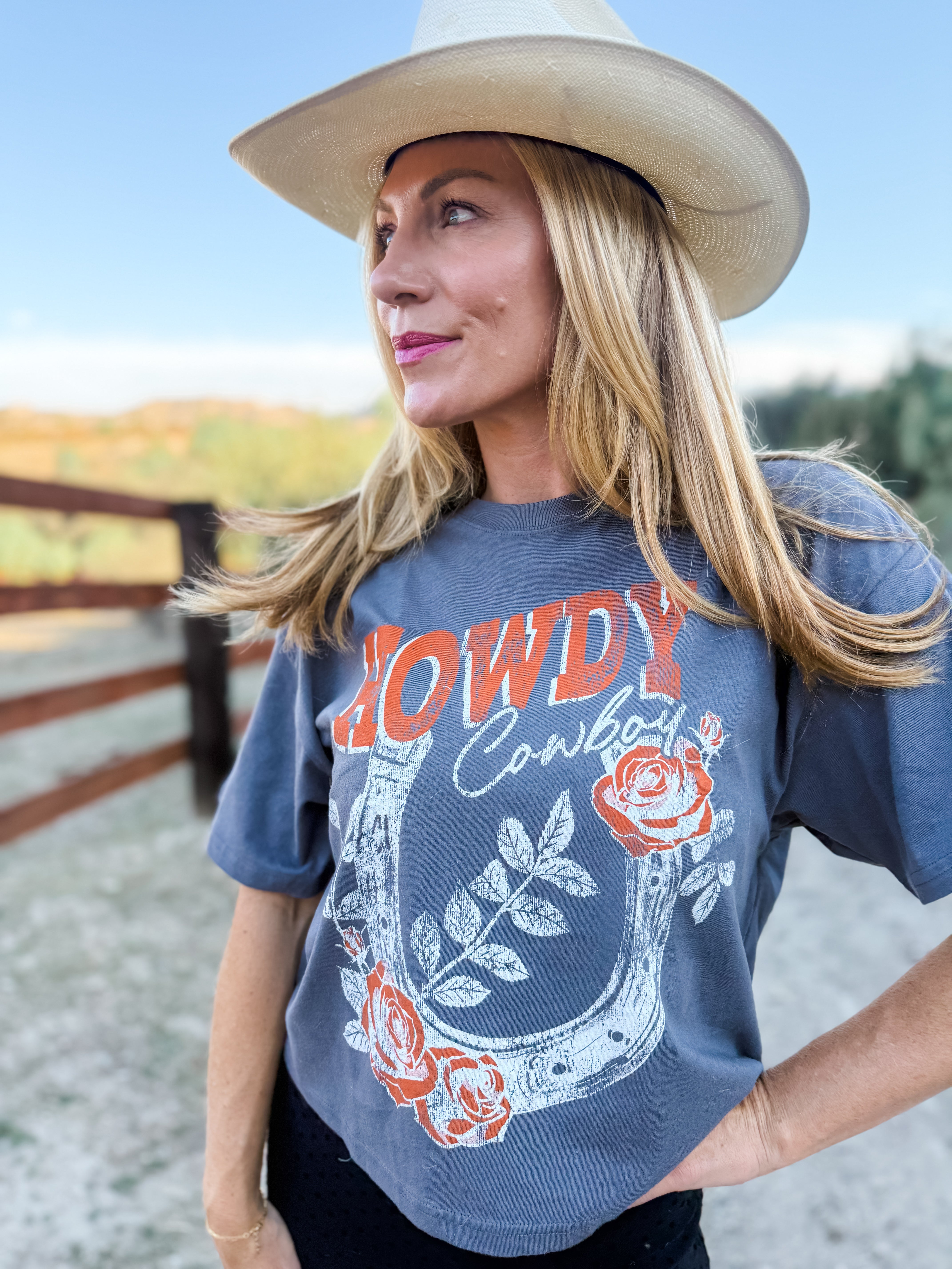 Howdy Cowboy Graphic Tee