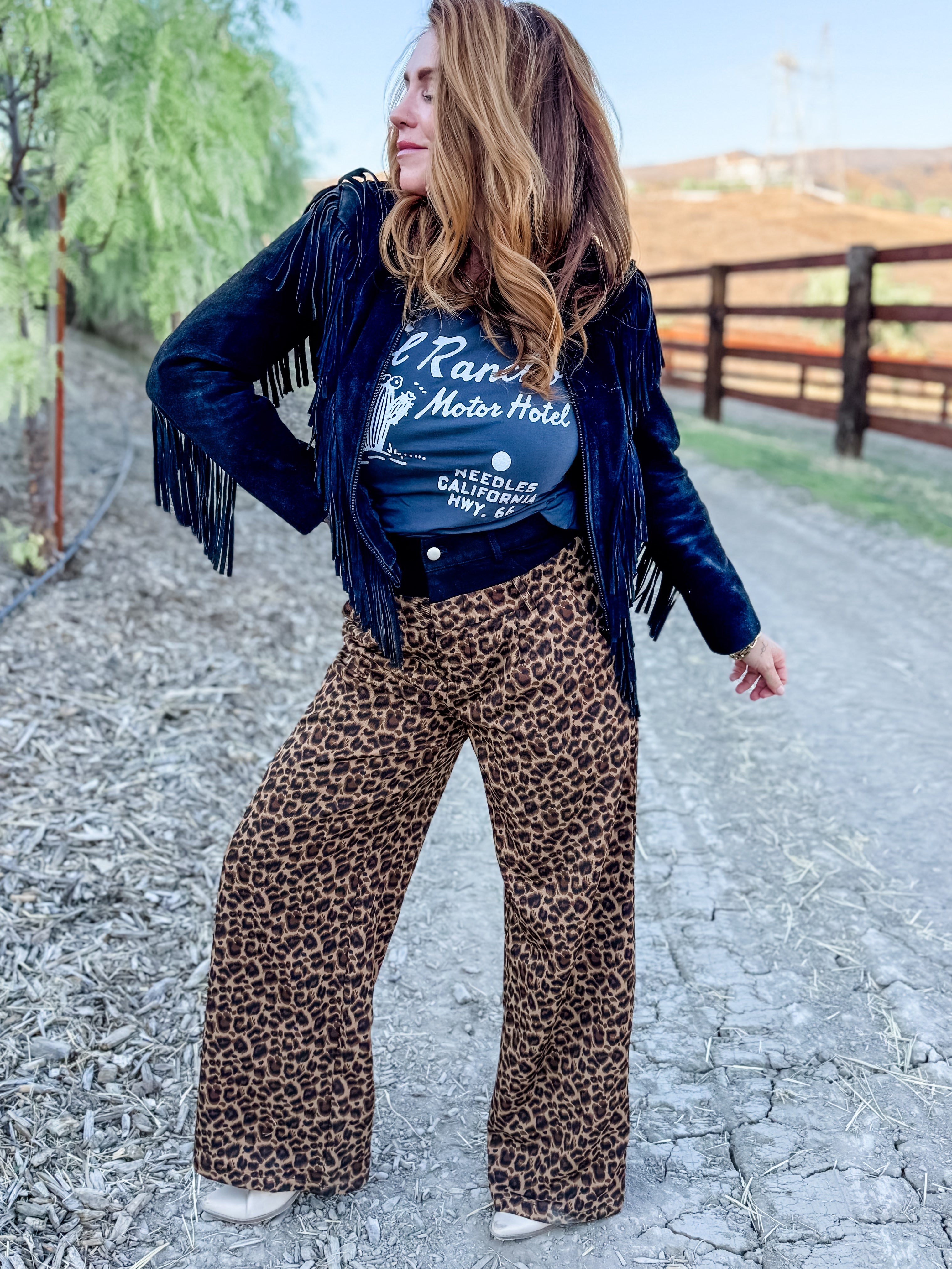 Downtown Leopard Pants