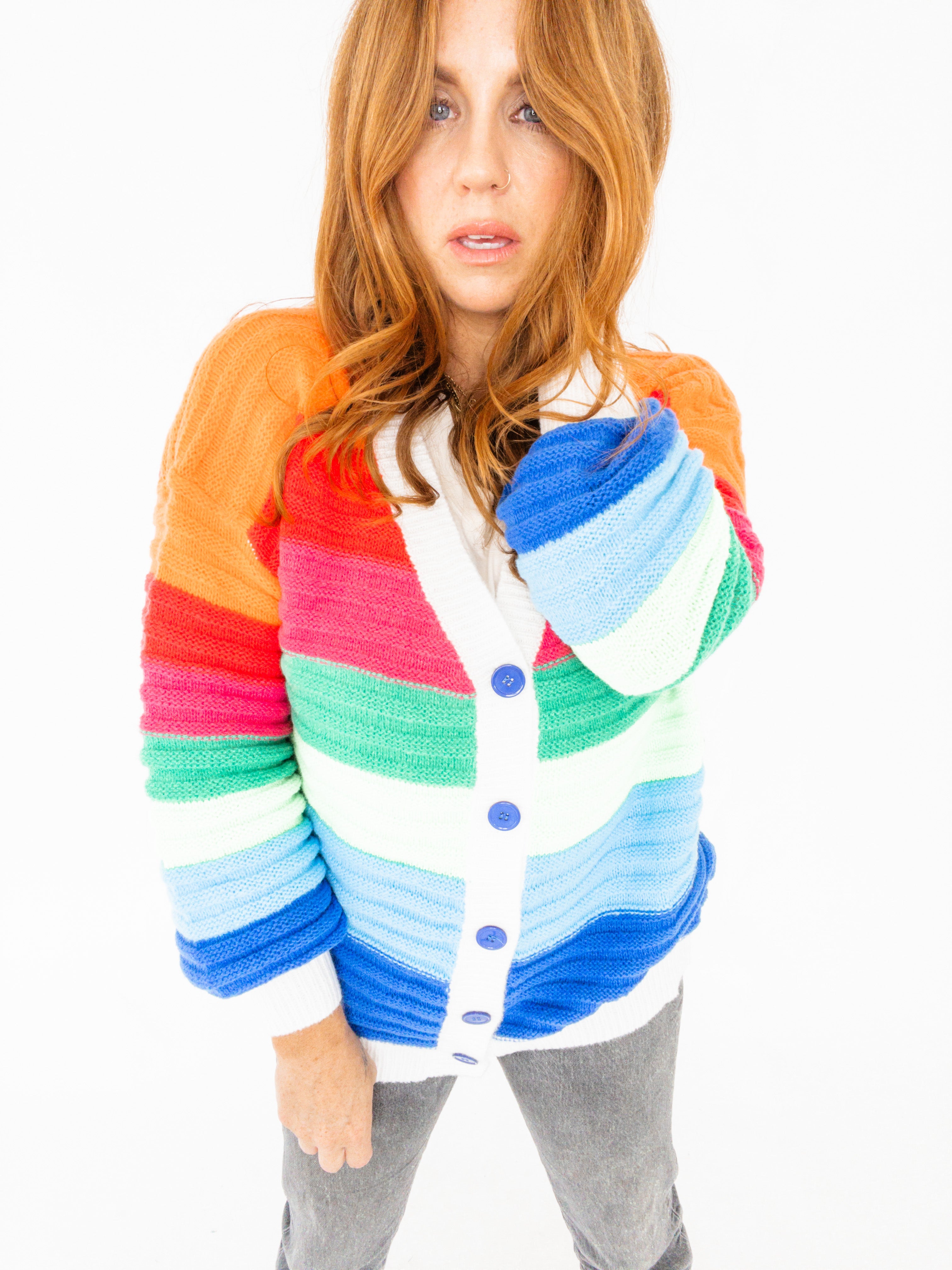 Color Inside The Lines Cardigan
