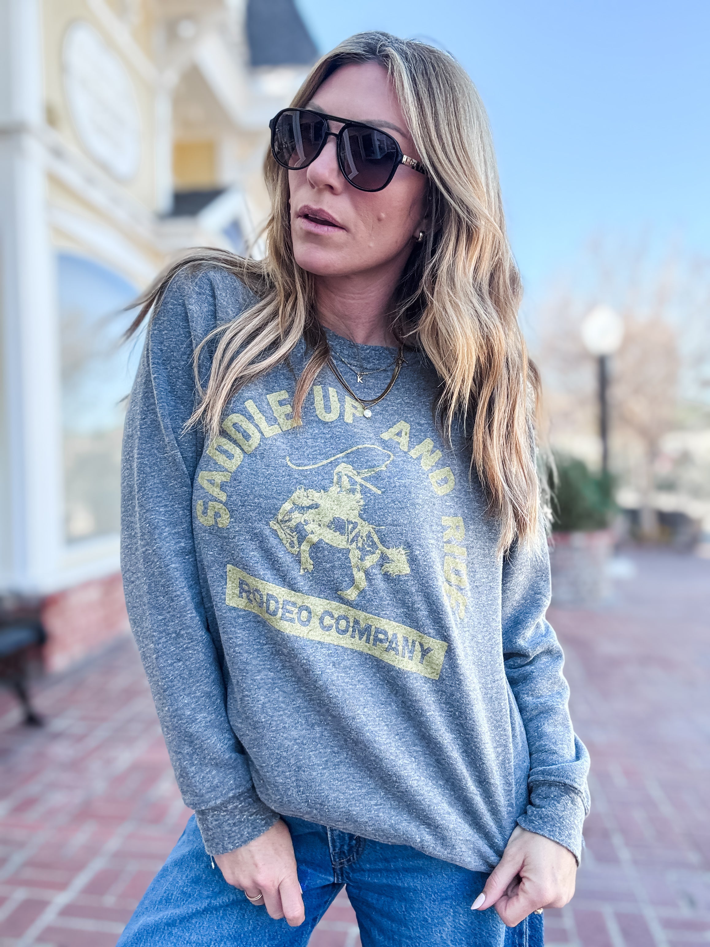 Saddle Up and Ride Sweatshirt