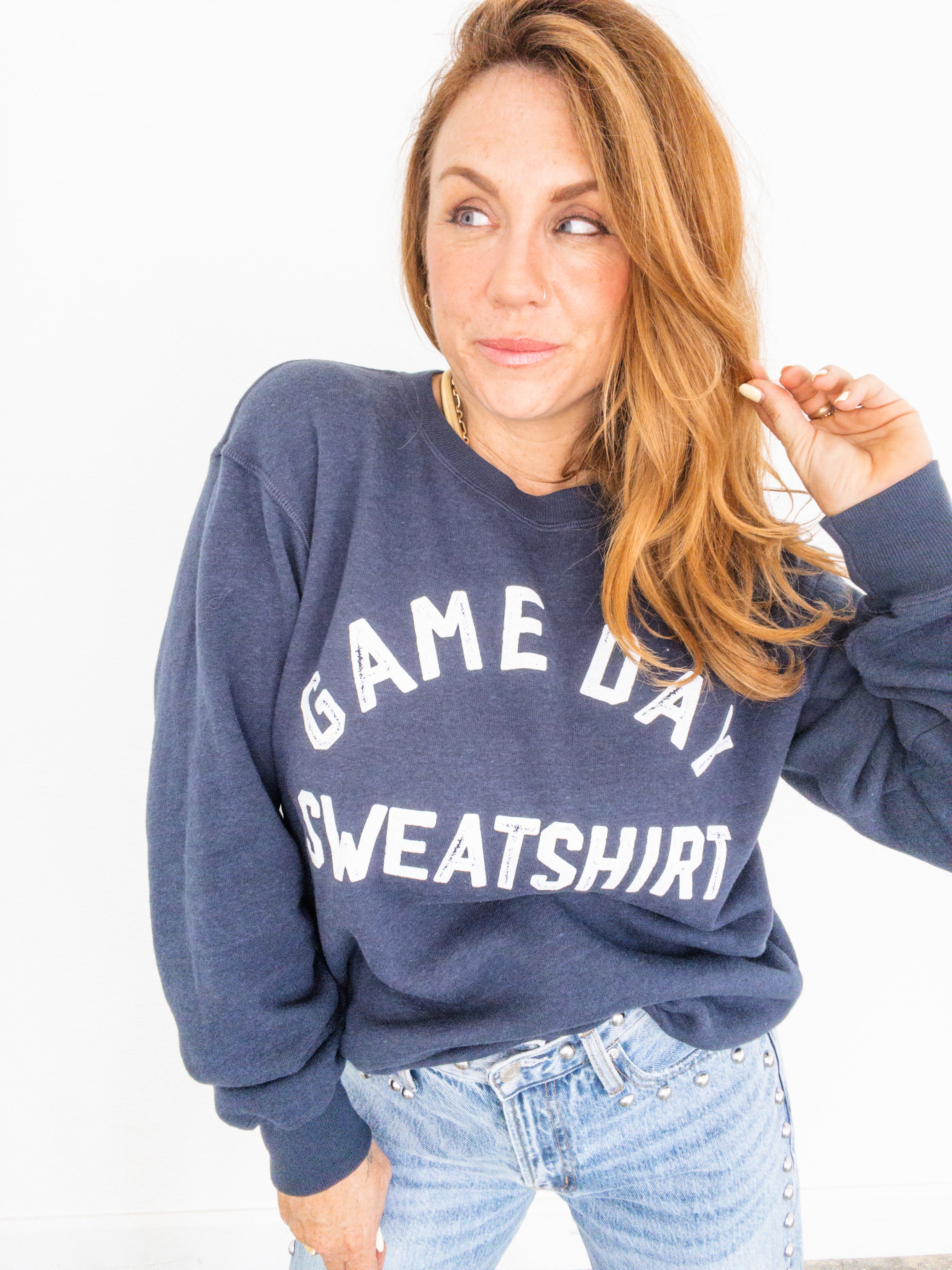 Project Social T Game Day/Day Drinking Reversible Sweatshirt