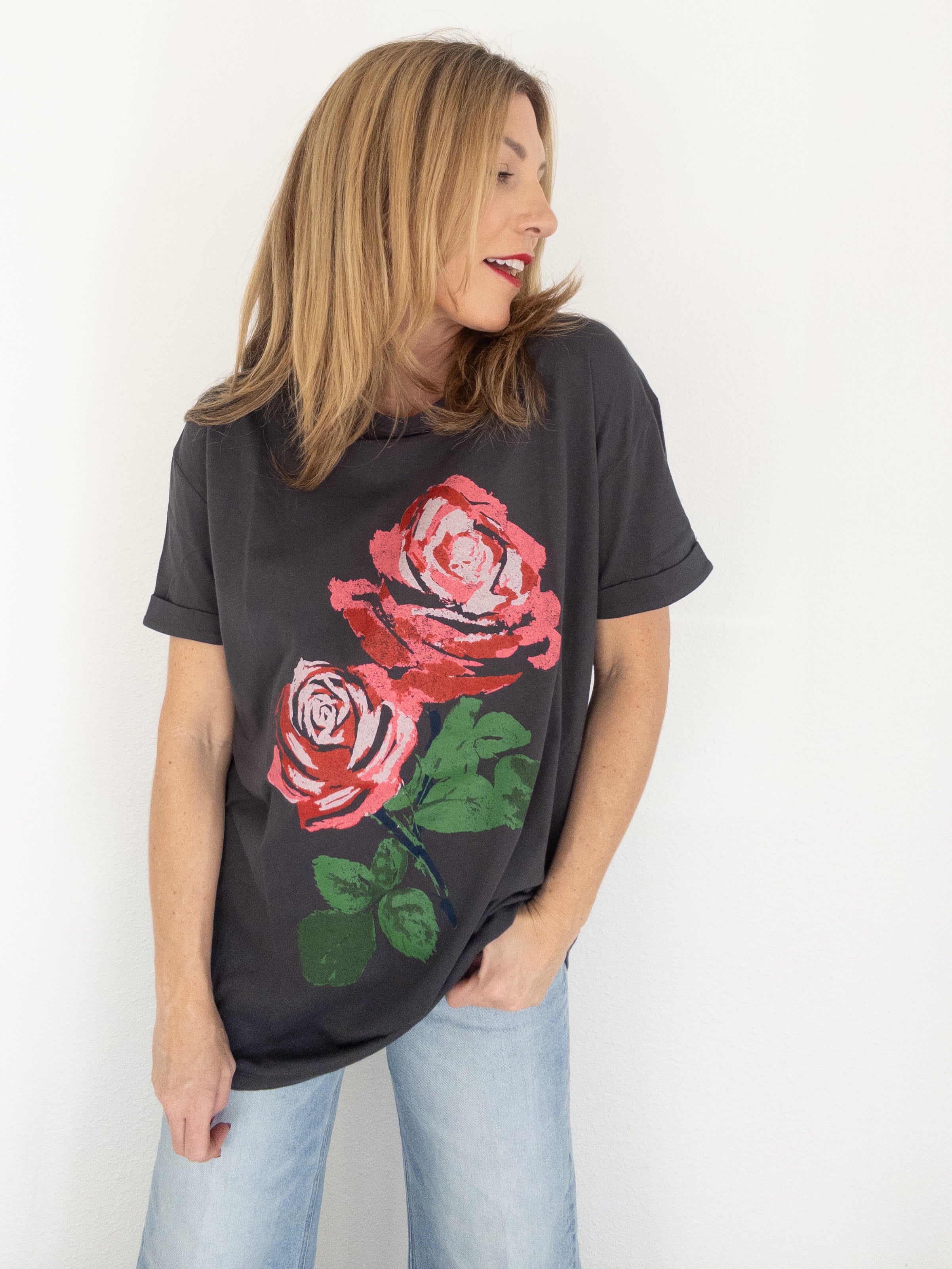 Stop and Smell The Roses Tee