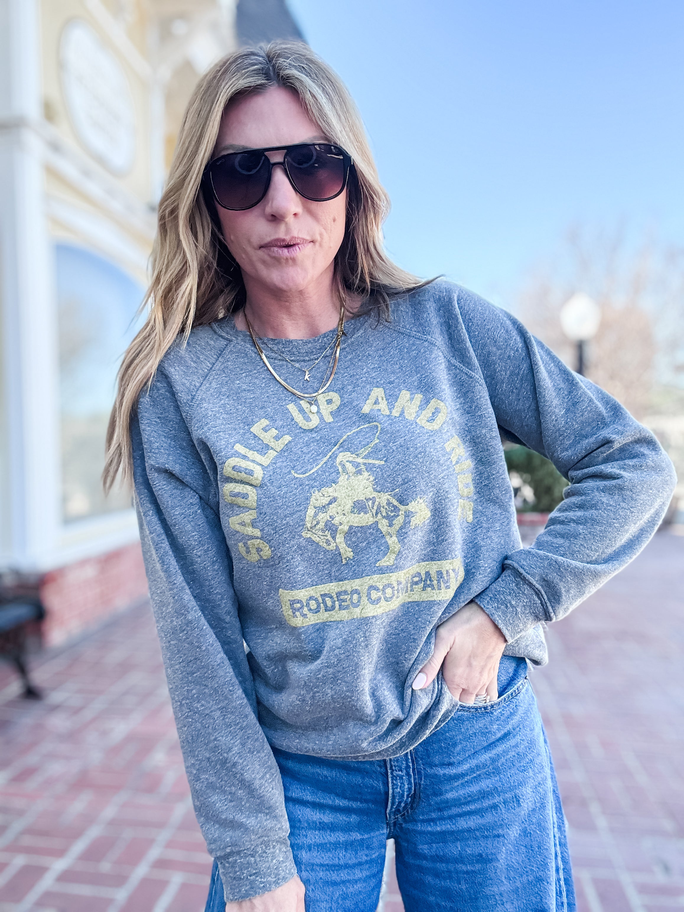 Saddle Up and Ride Sweatshirt