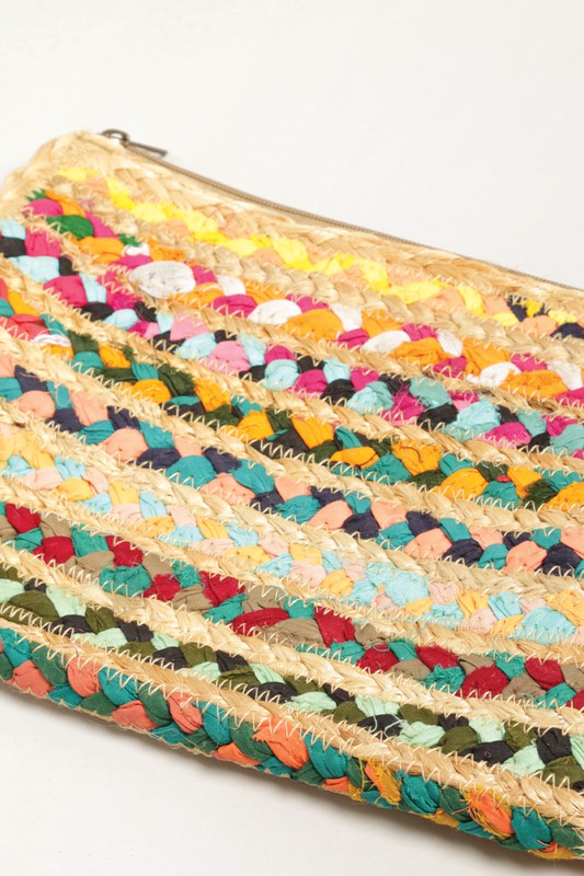 Made to Vacay Jute Clutch