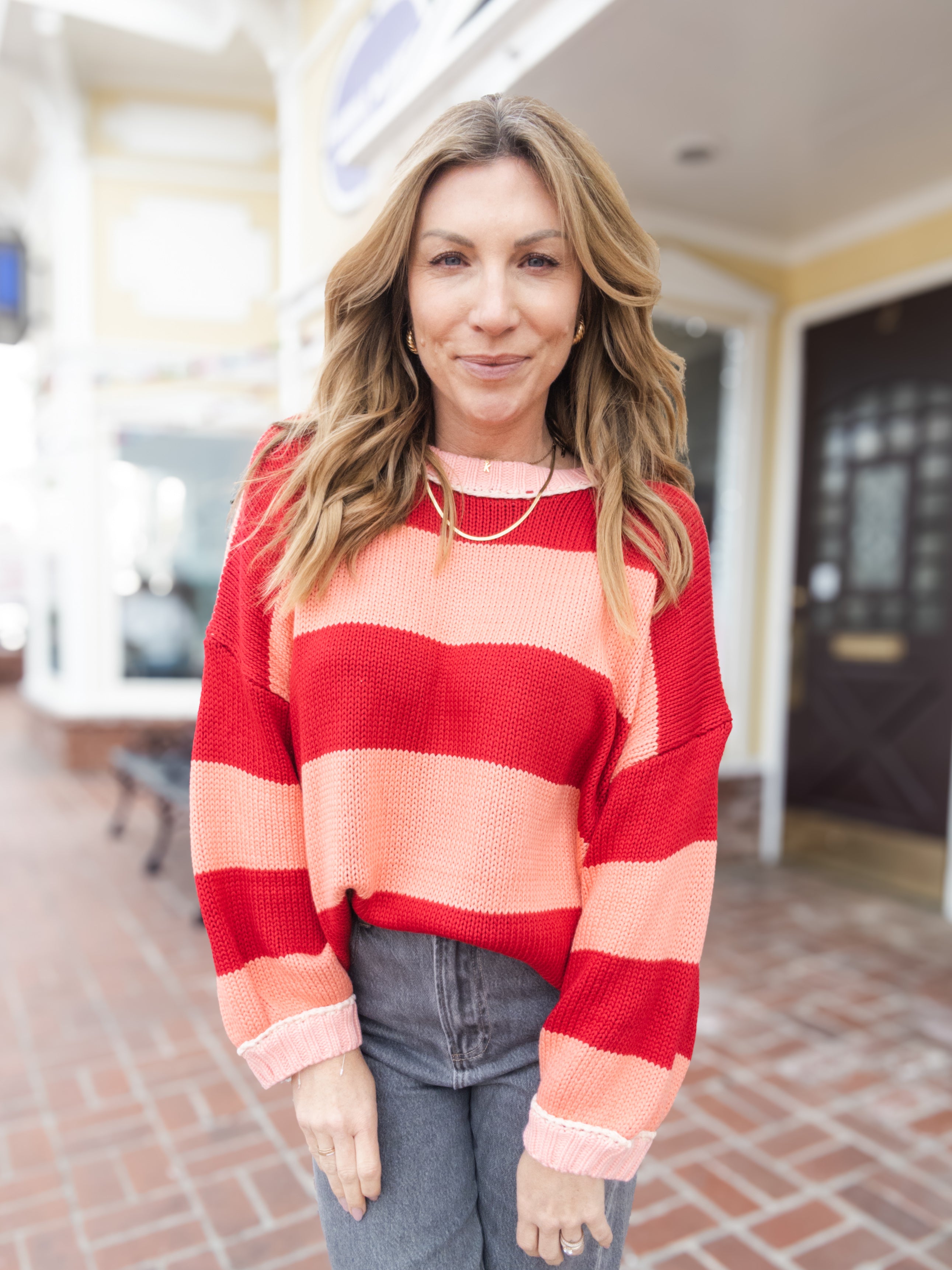 Solar Flare Striped Sweater