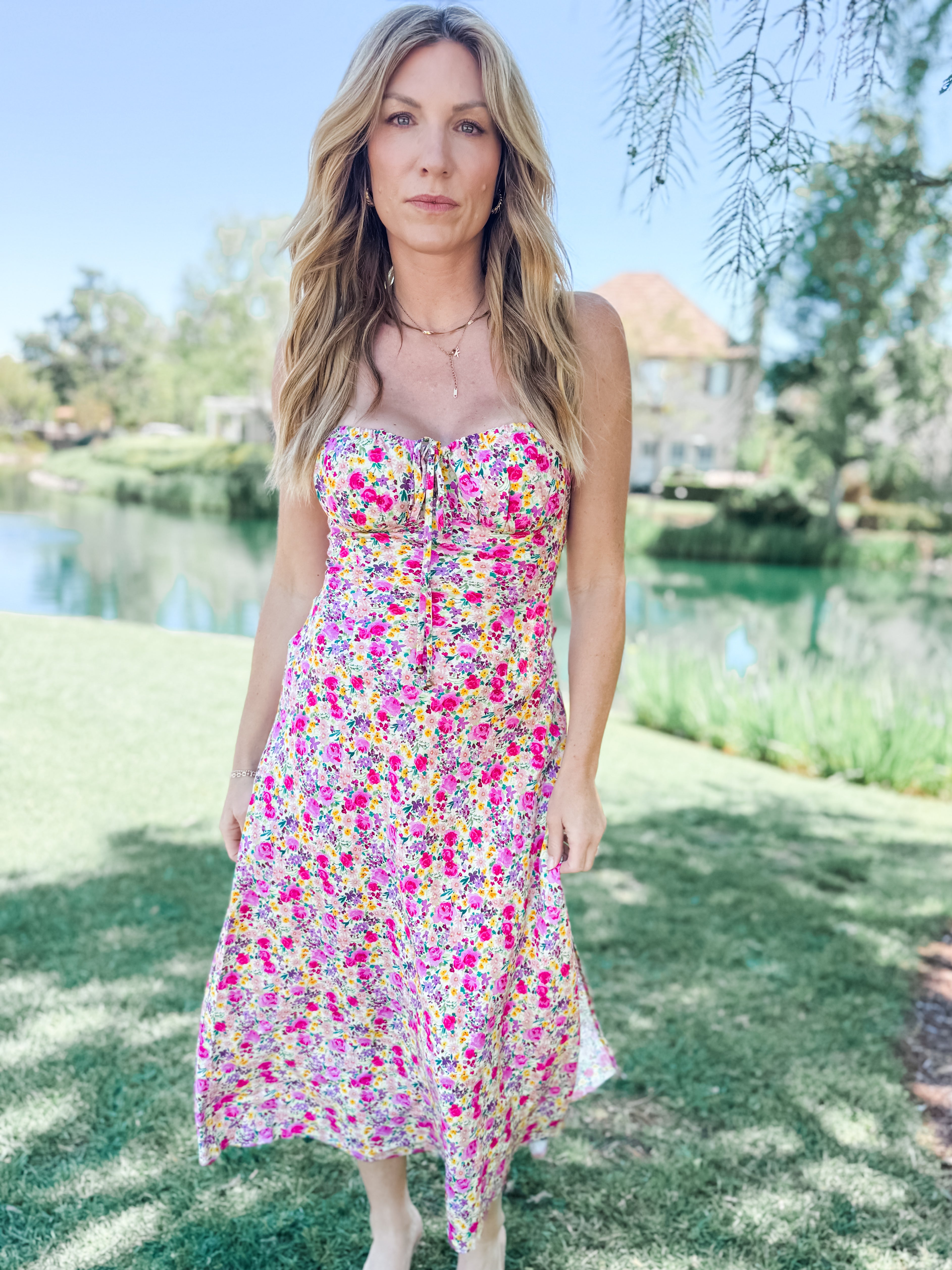 Lilac Dew Midi Dress