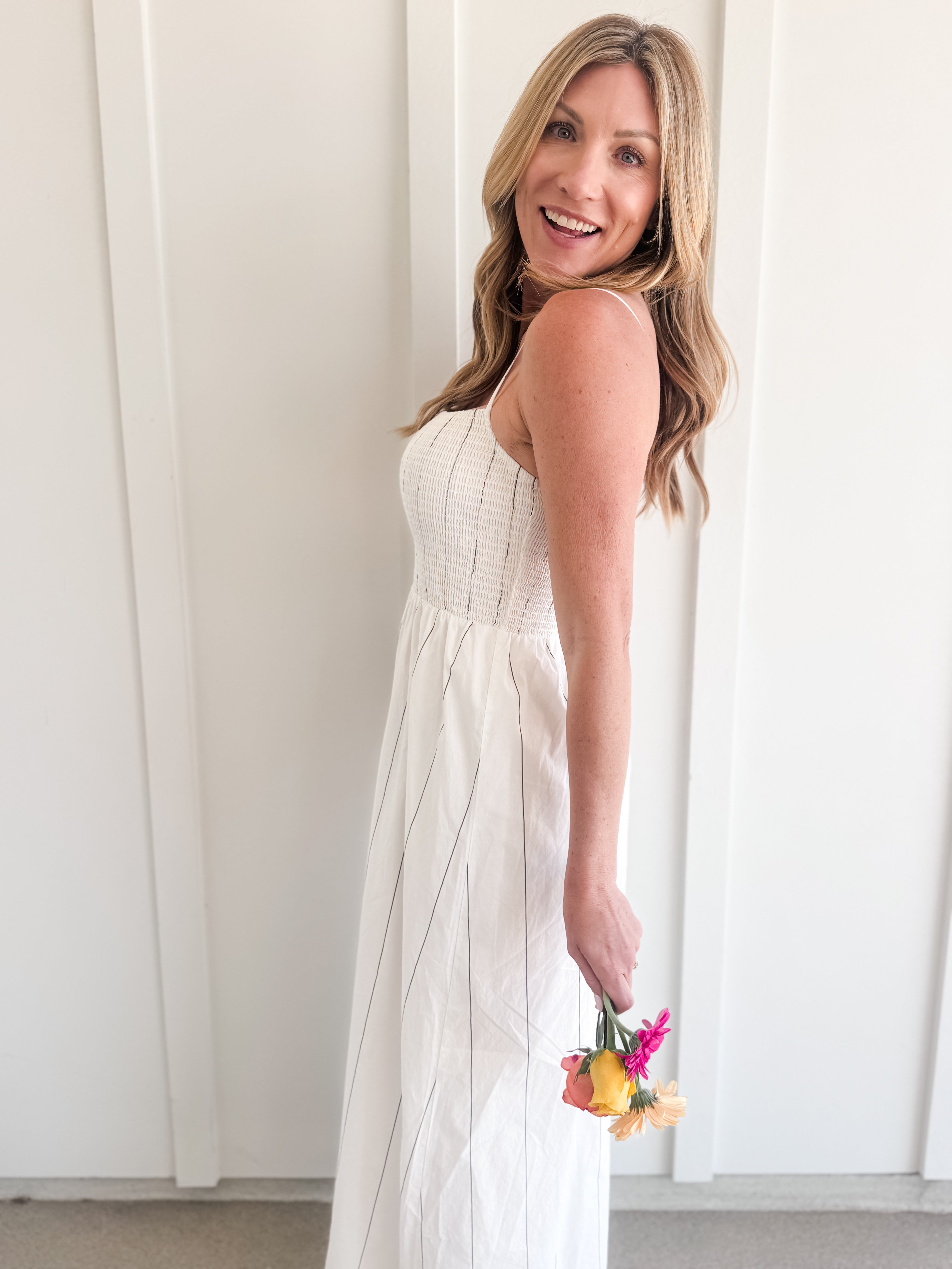 Z Supply Bayside Stripe Midi Dress