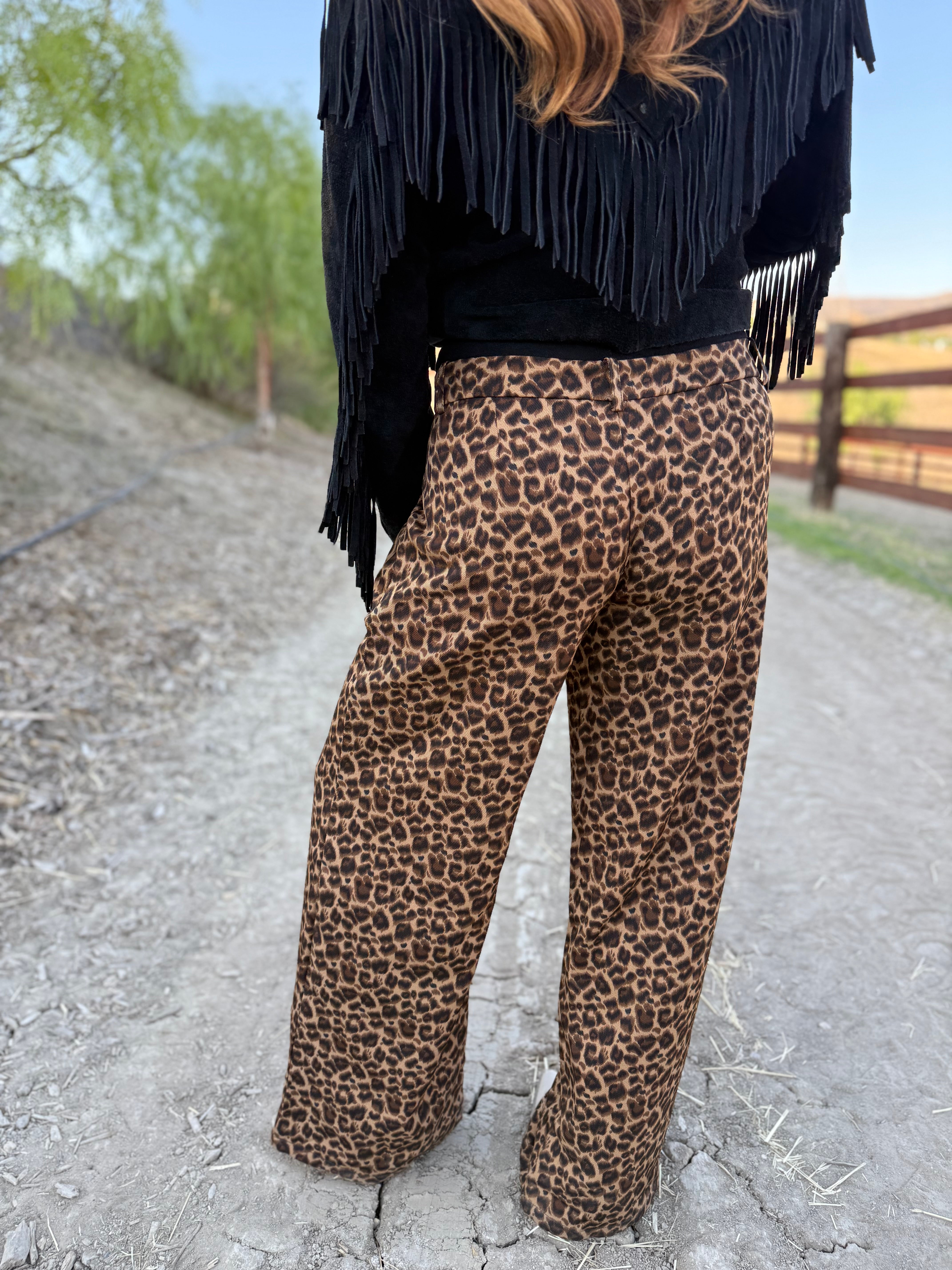 Downtown Leopard Pants