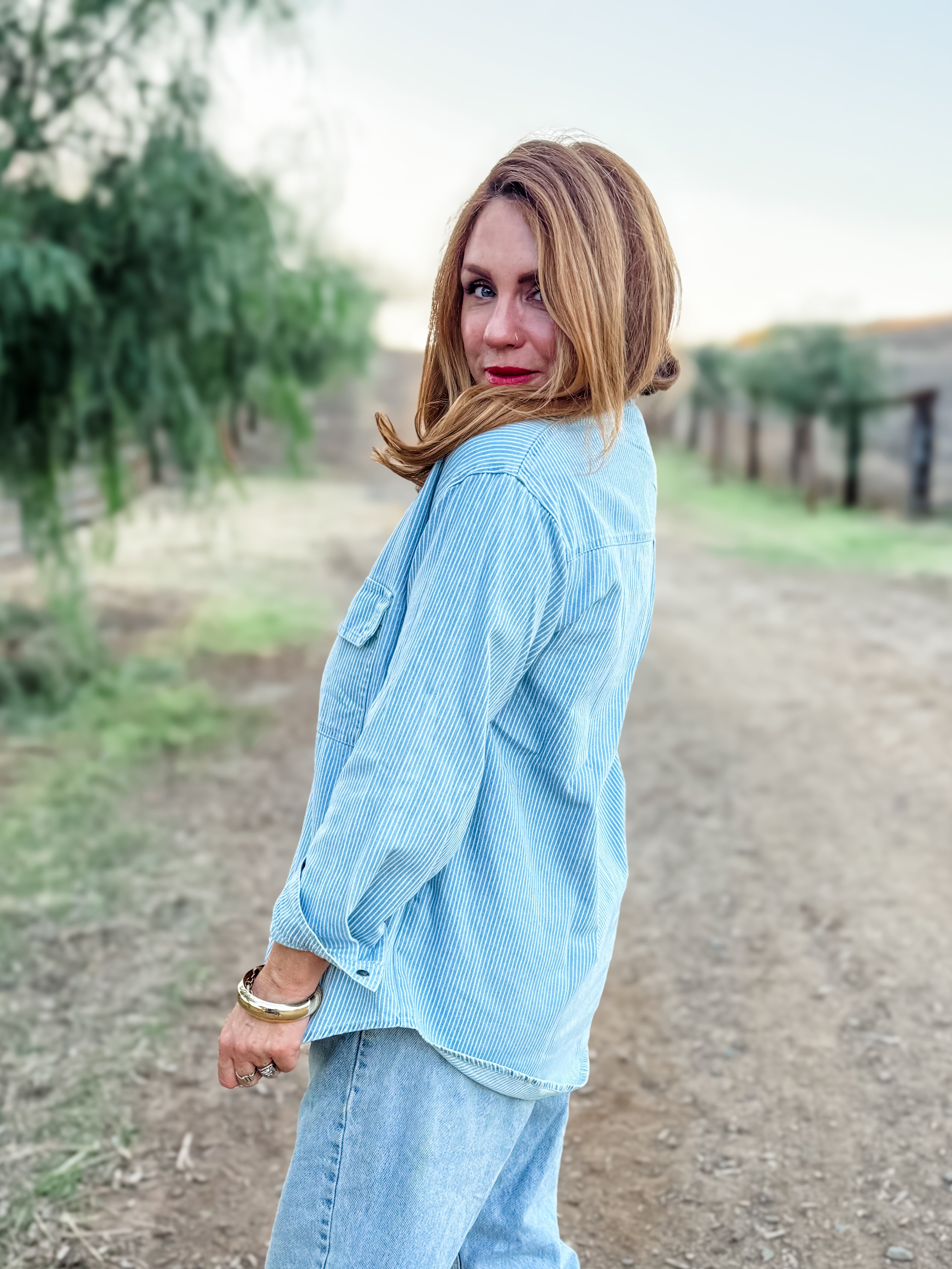 Weston Pinstripe Shirt