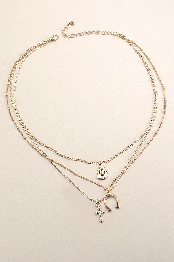 Cowboy Charm Necklace