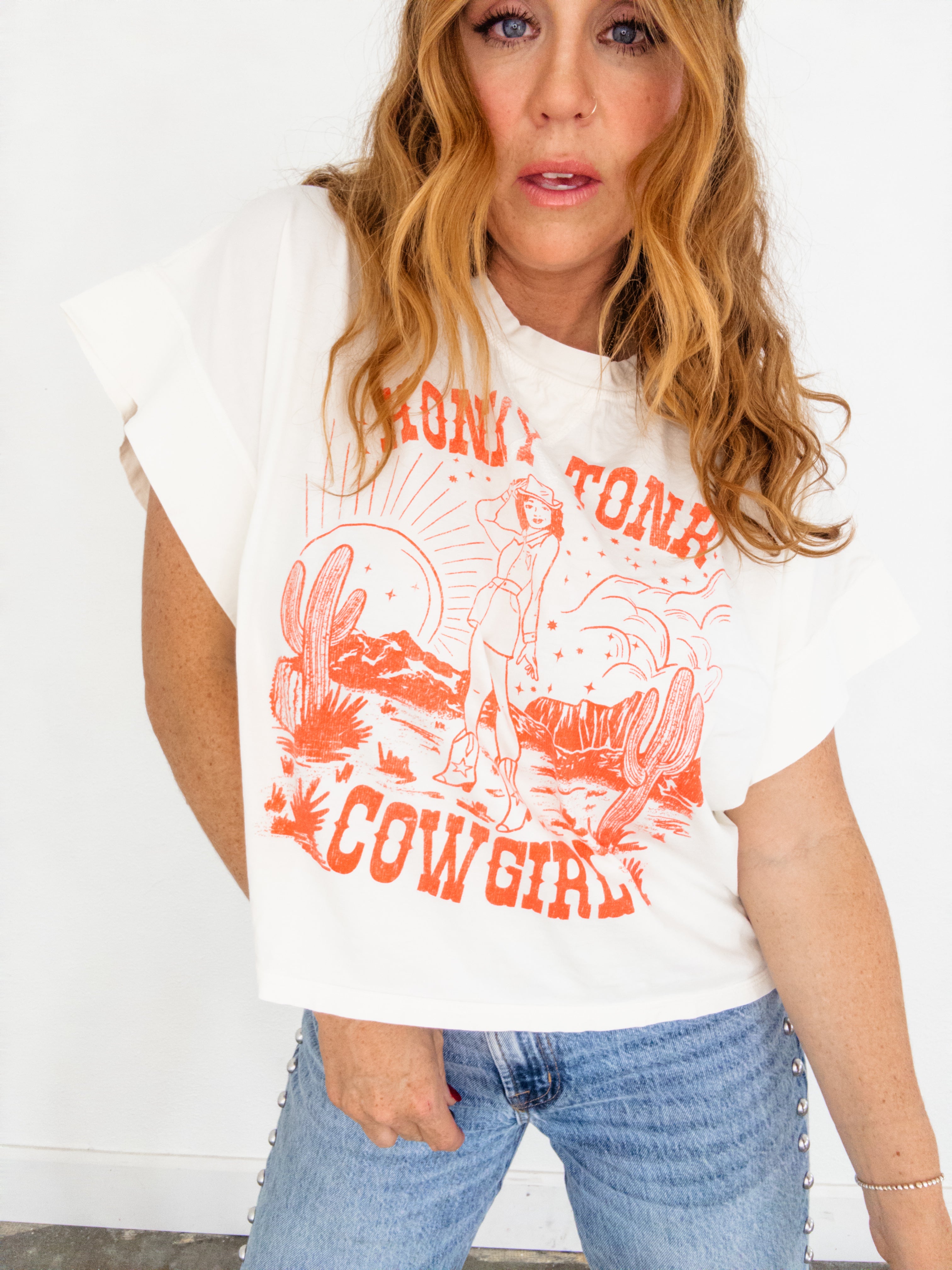 Honky Cowgirl Tee