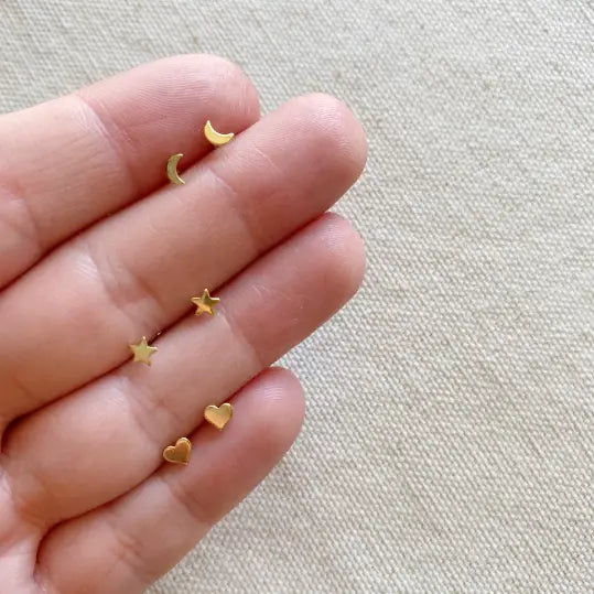 Love the Stars and Moon Studs
