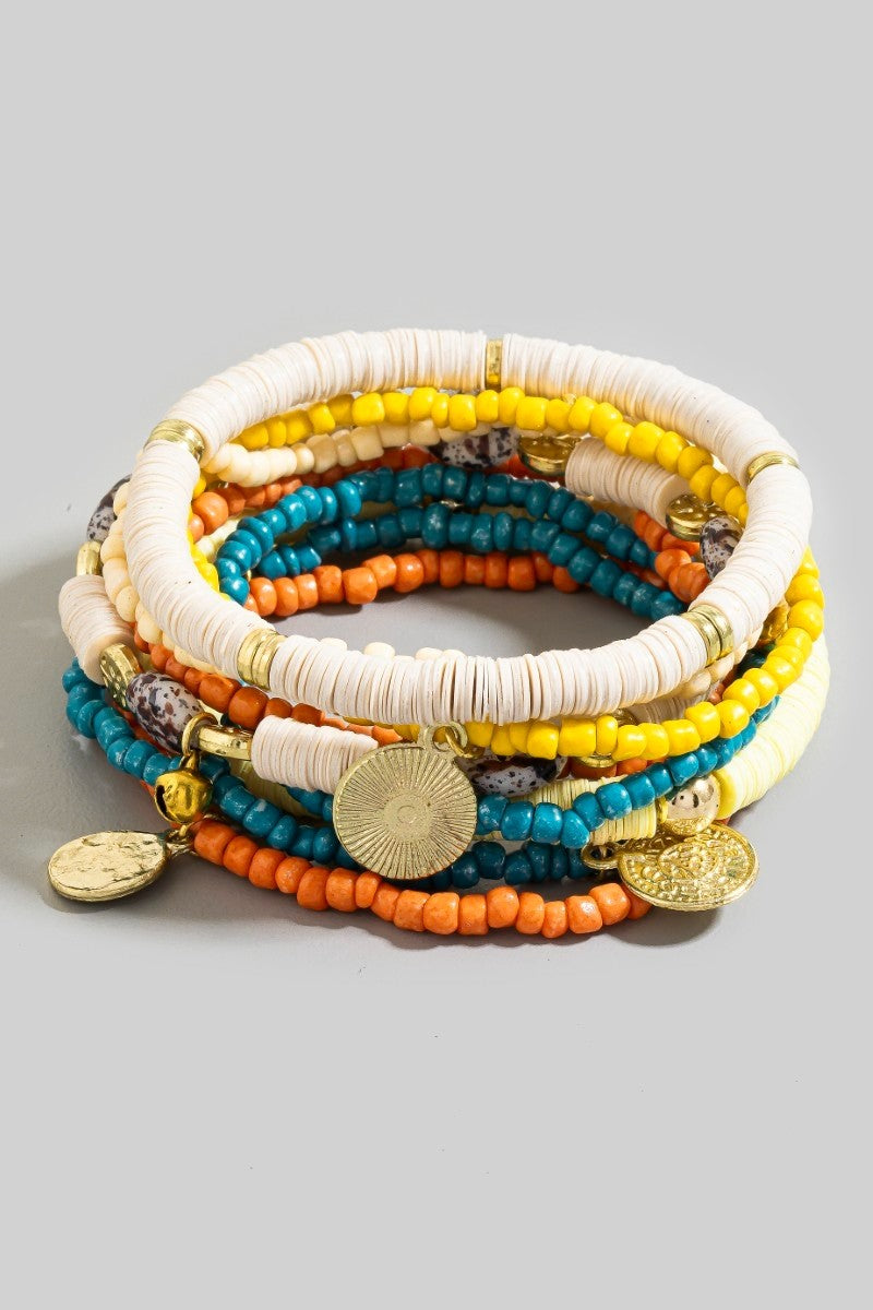 Bahama Mama Beaded Bracelet Set