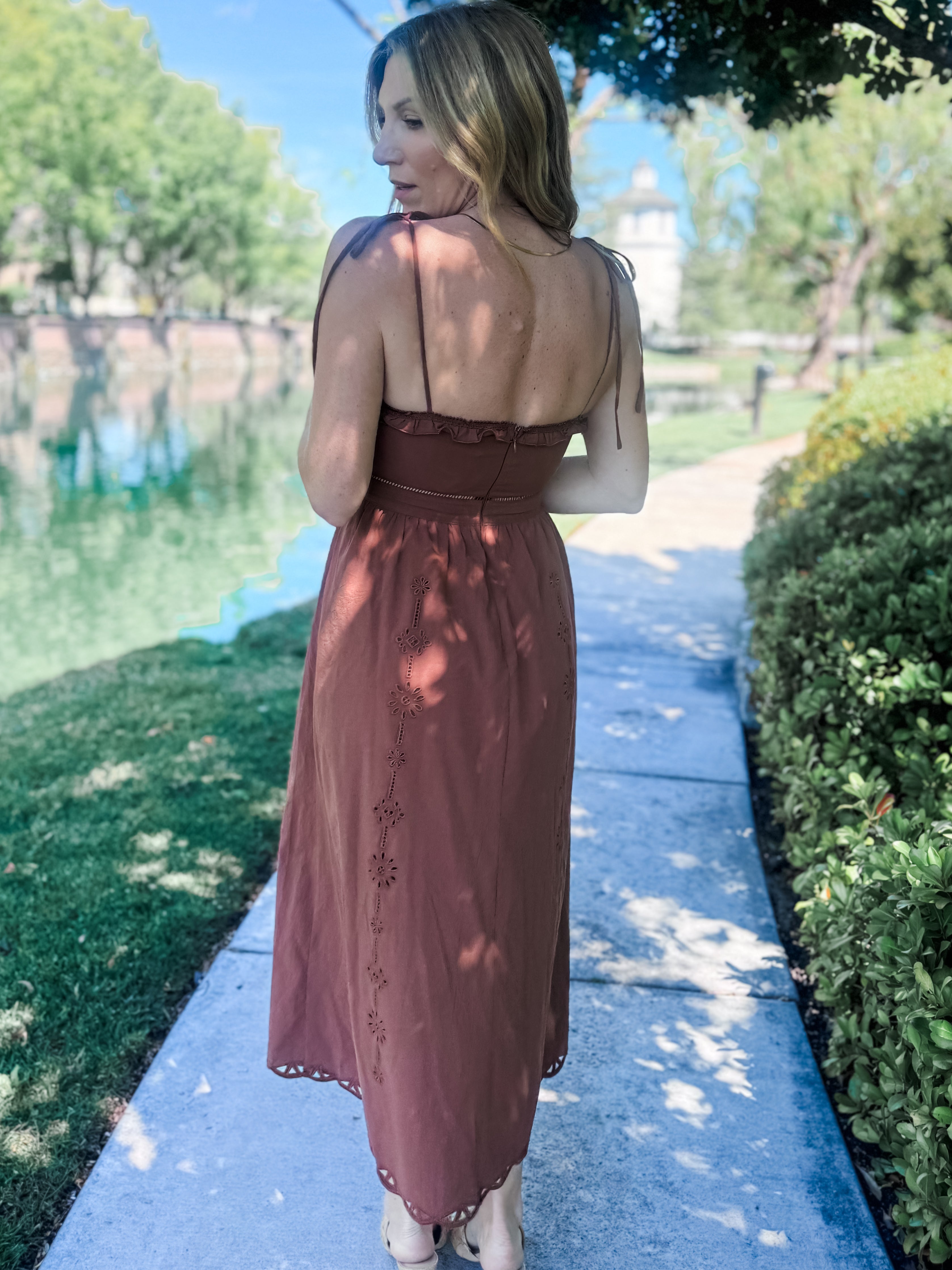 Chocolat Espresso Midi Sundress