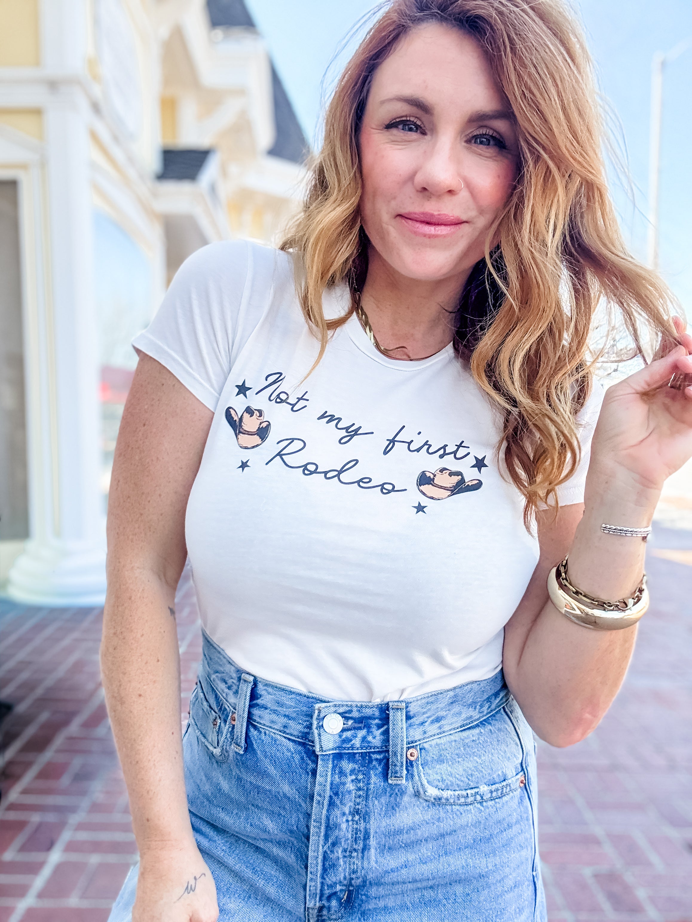 Project Social T Not My First Rodeo Tee