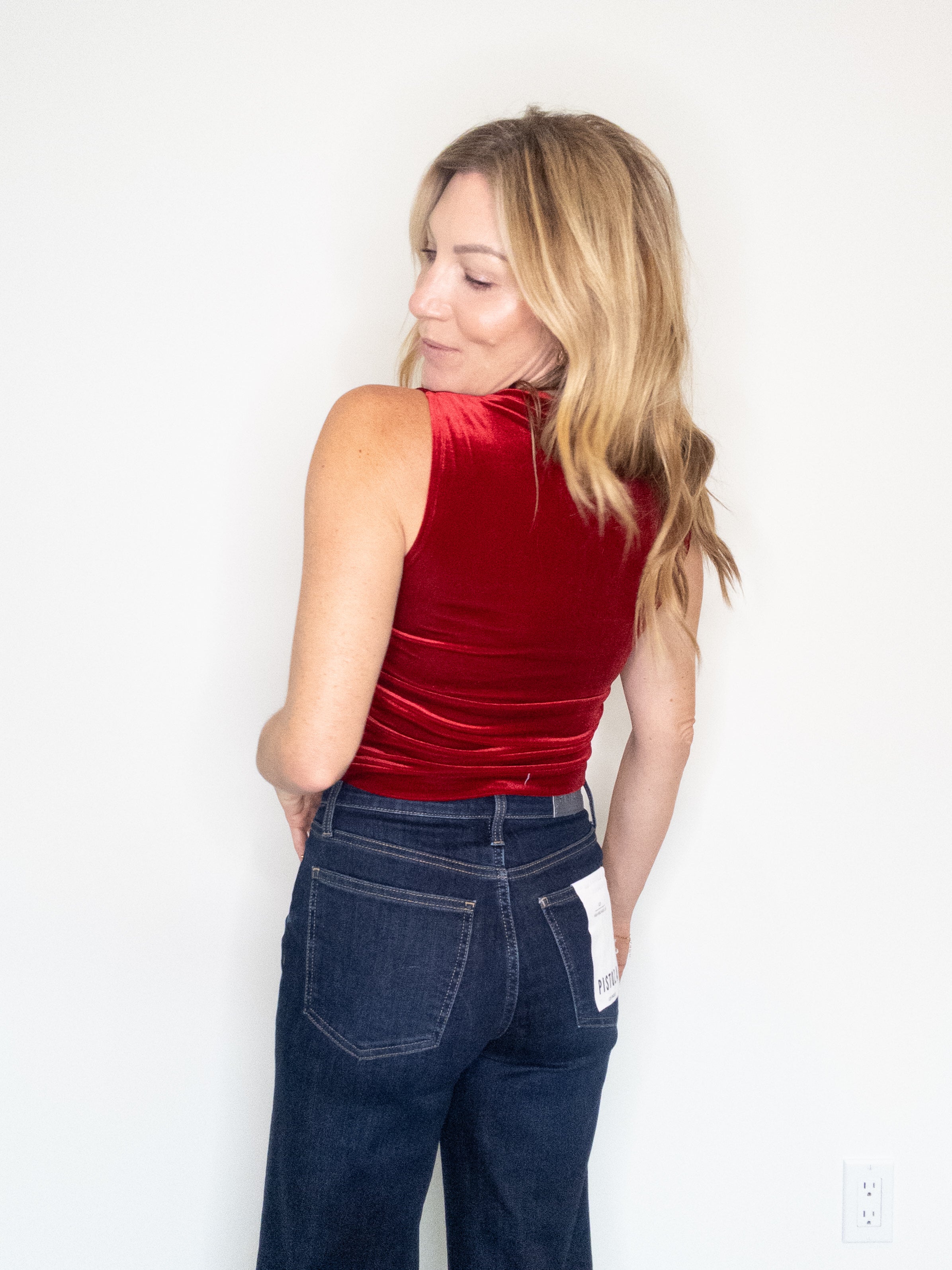 Project Social T On Repeat Velvet Tank