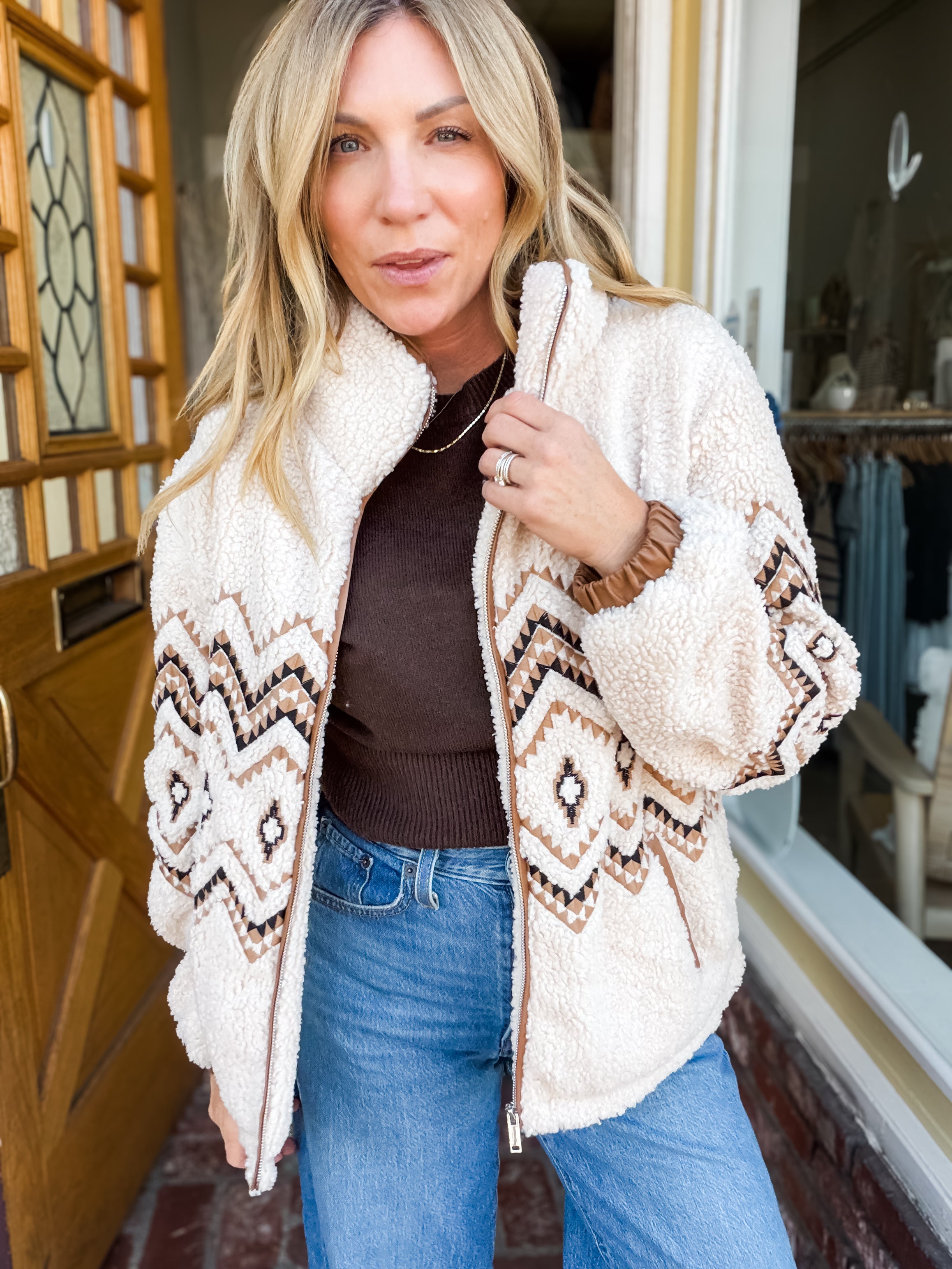 Zoe Zip Front Jacket