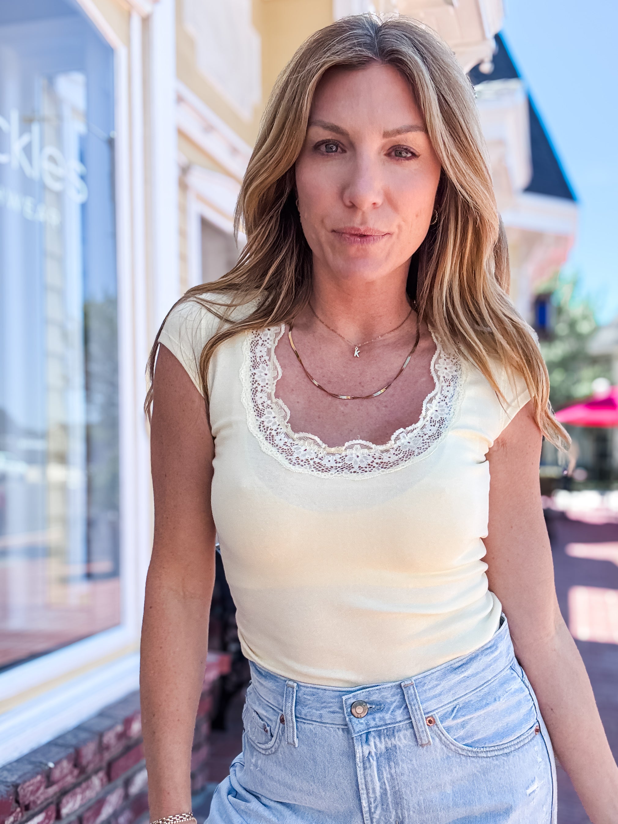 Paige Cap Sleeve Top
