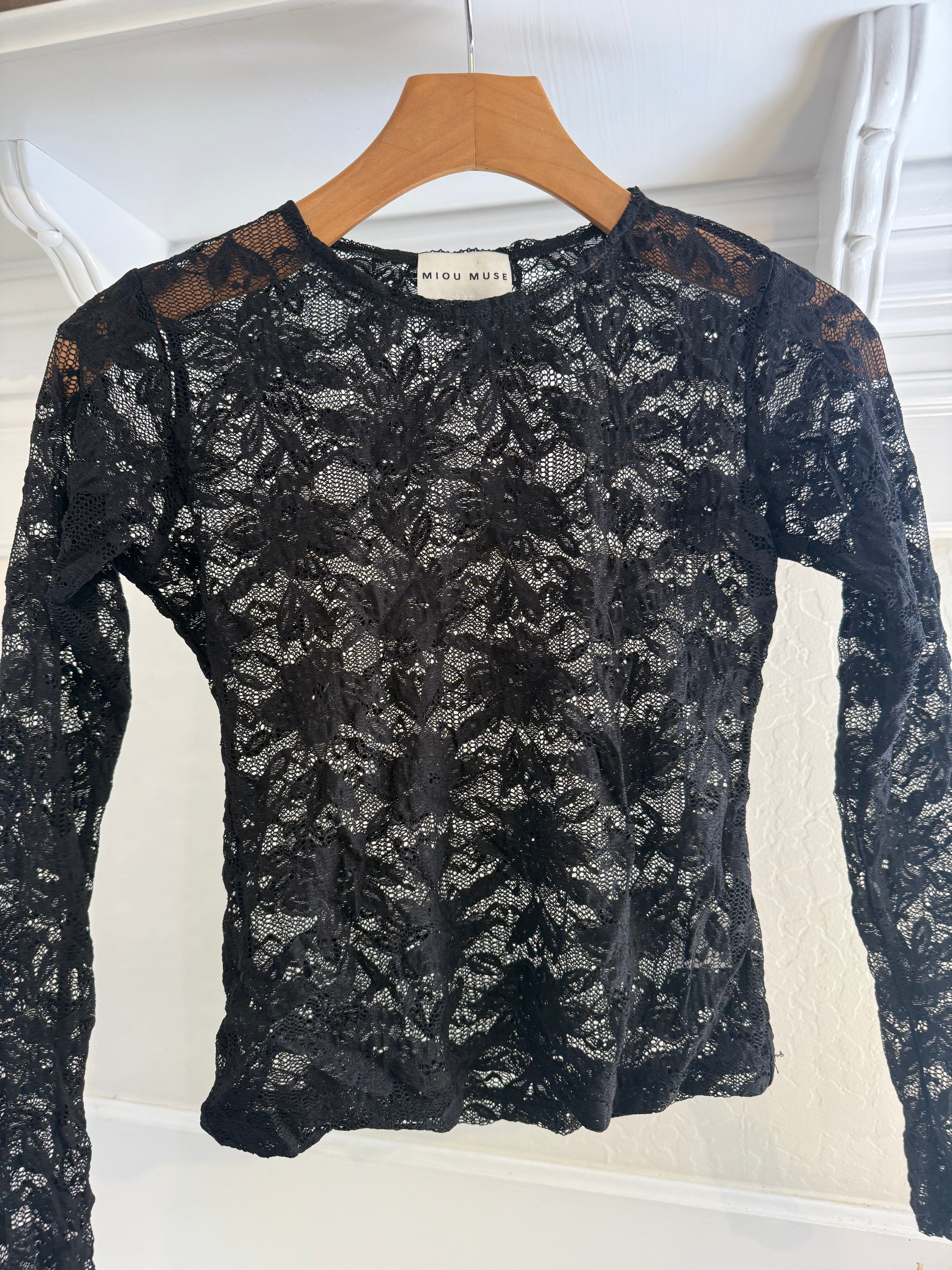 Evie Sheer Lace Top