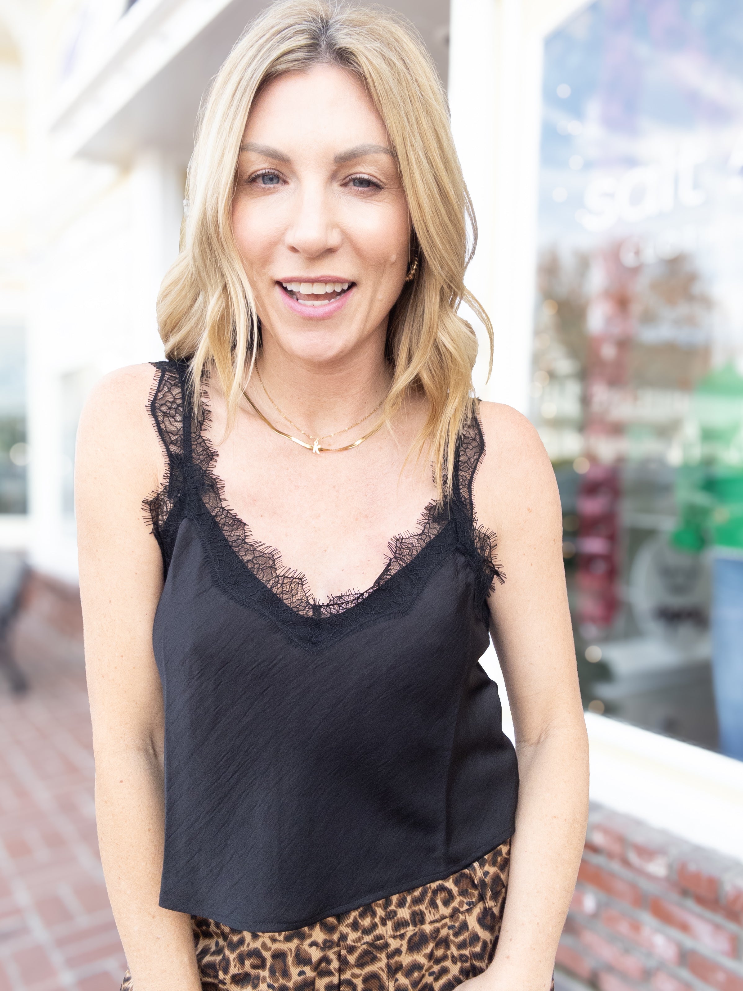 Z Supply Uma Lace Satin Cami