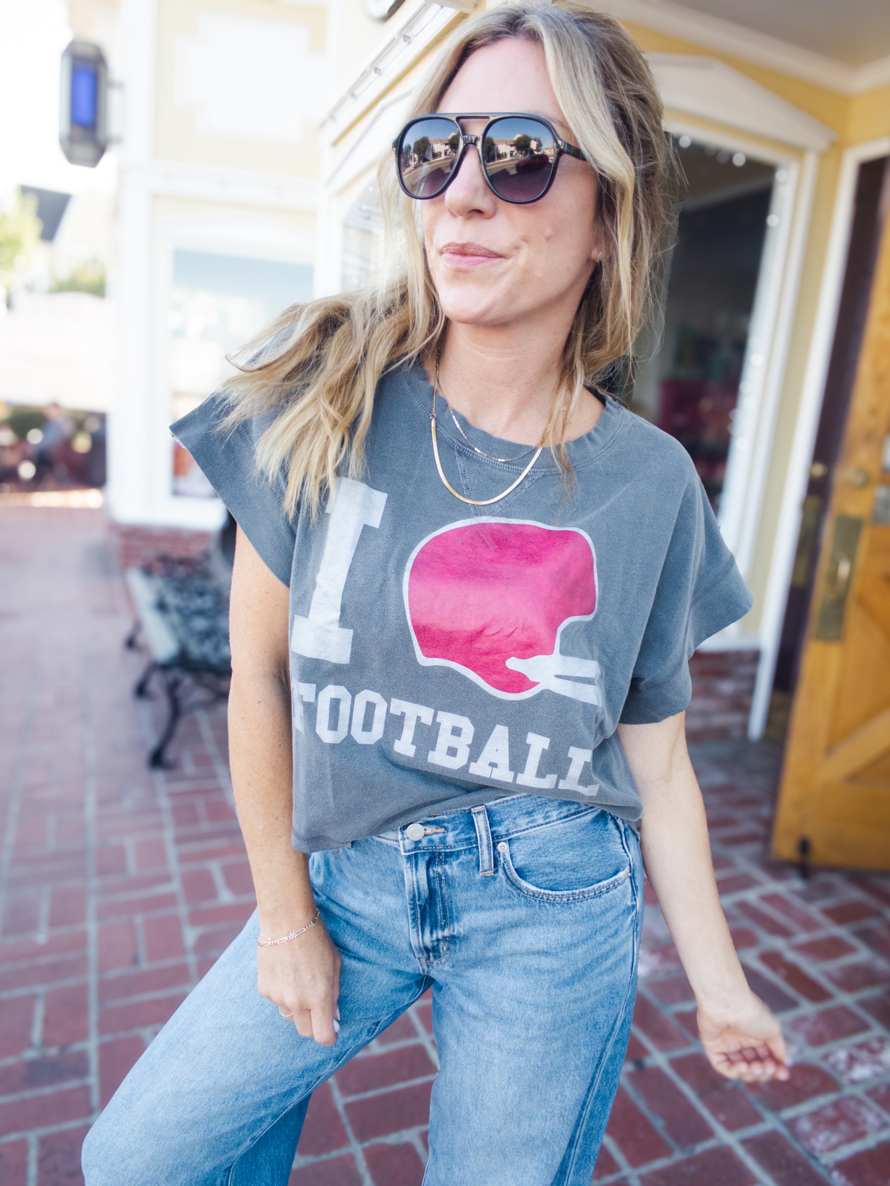 I Love Football Tee