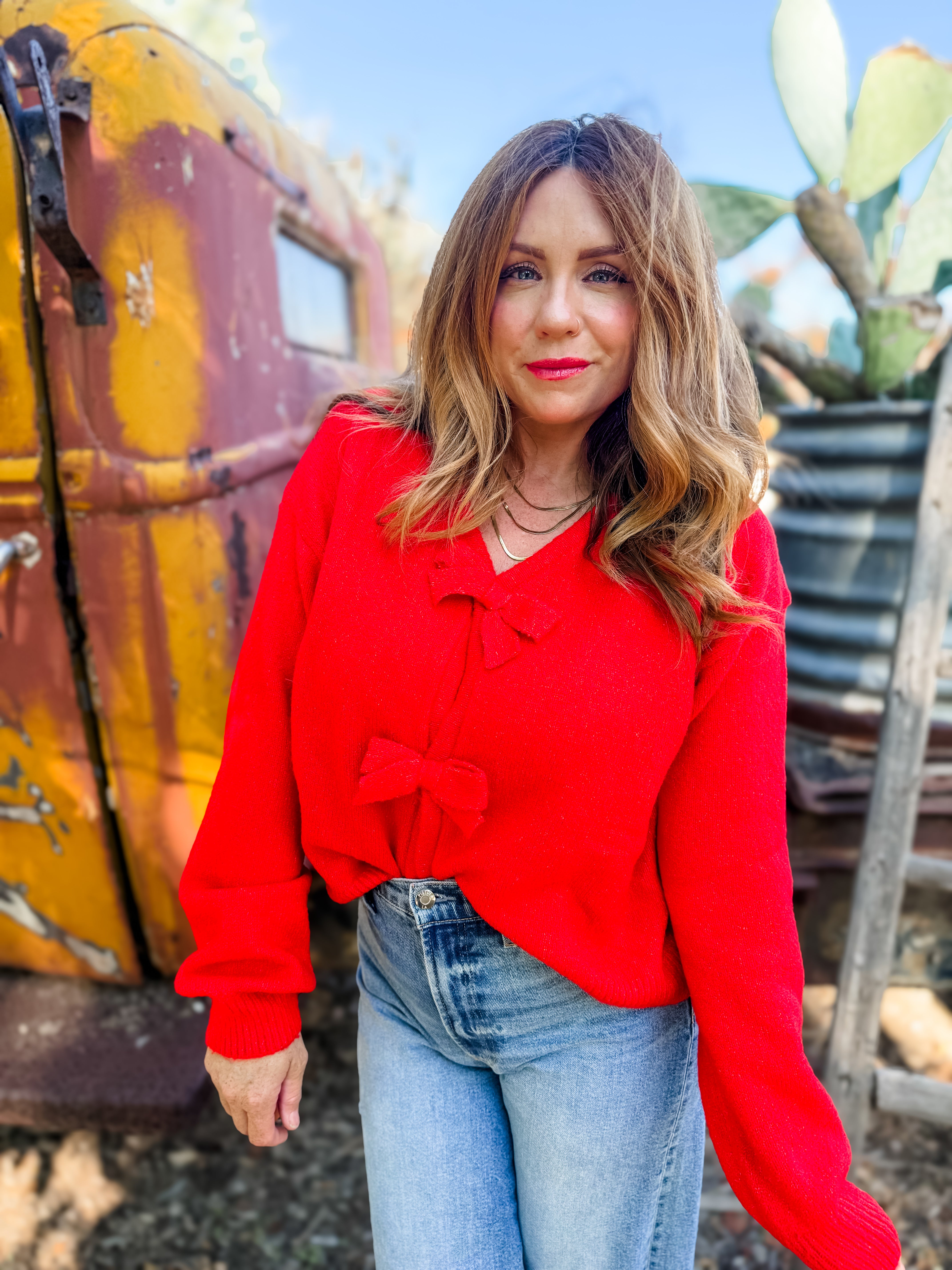 Put A Bow On It Sweater