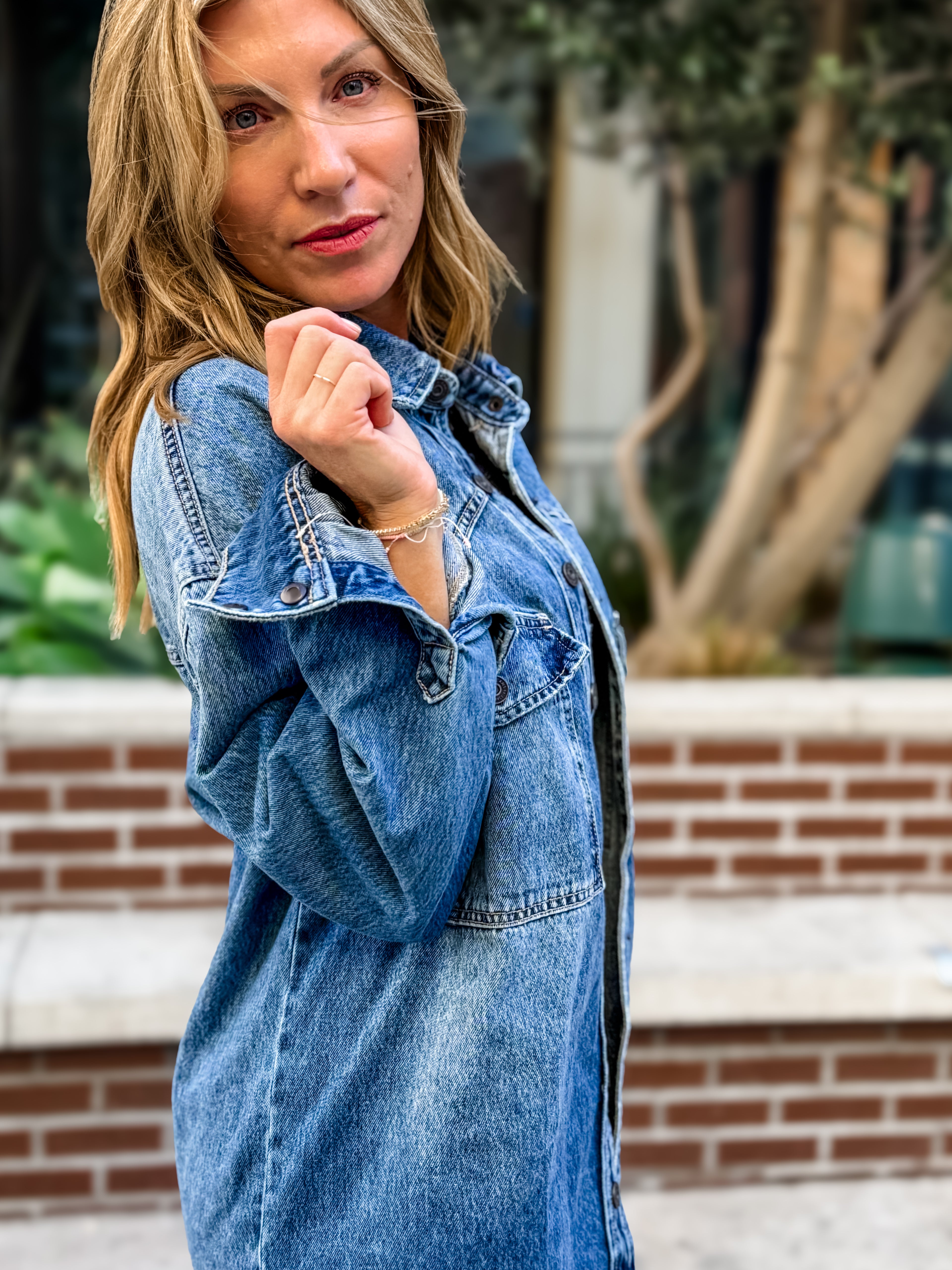 Western Abby Oversized Denim Jacket