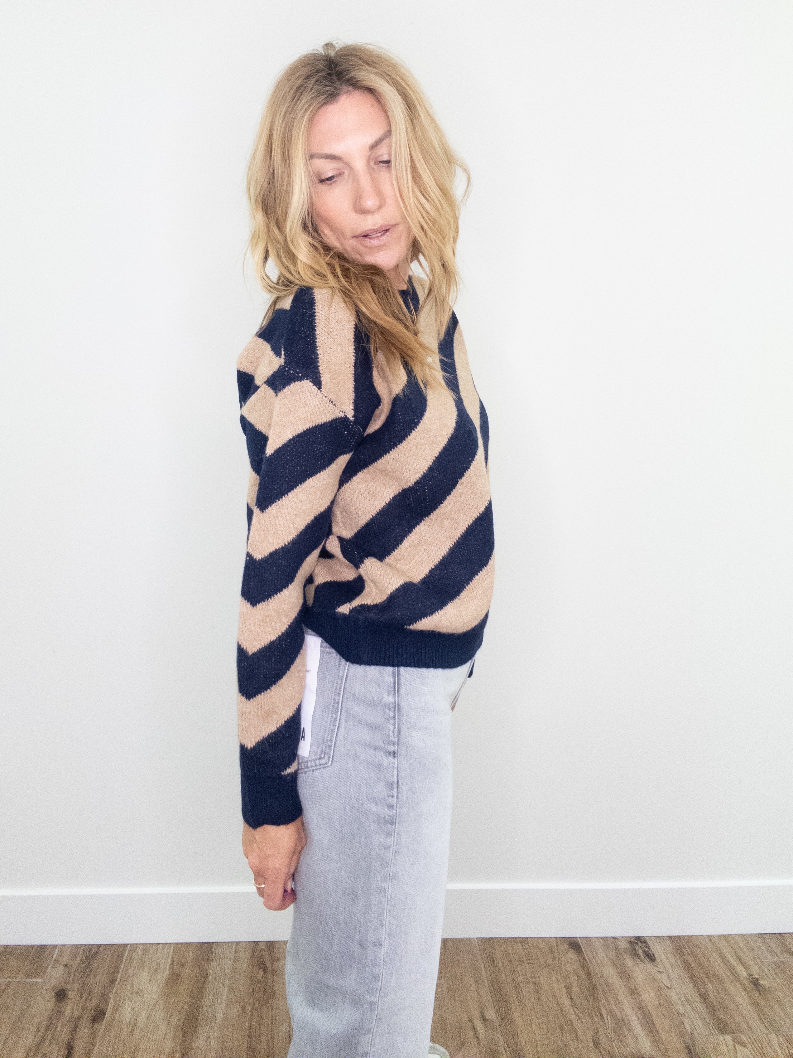 Diagonally Diana Sweater