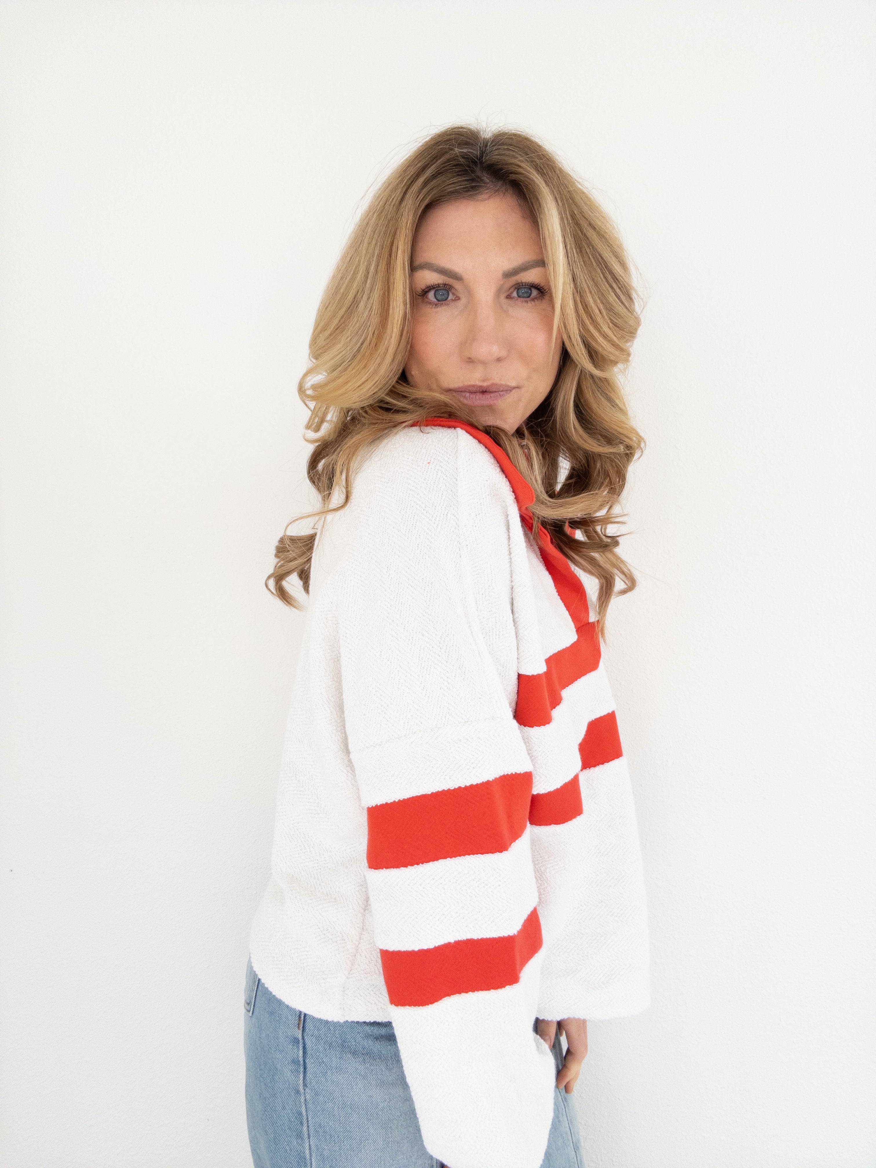 Candy Stripe Pullover