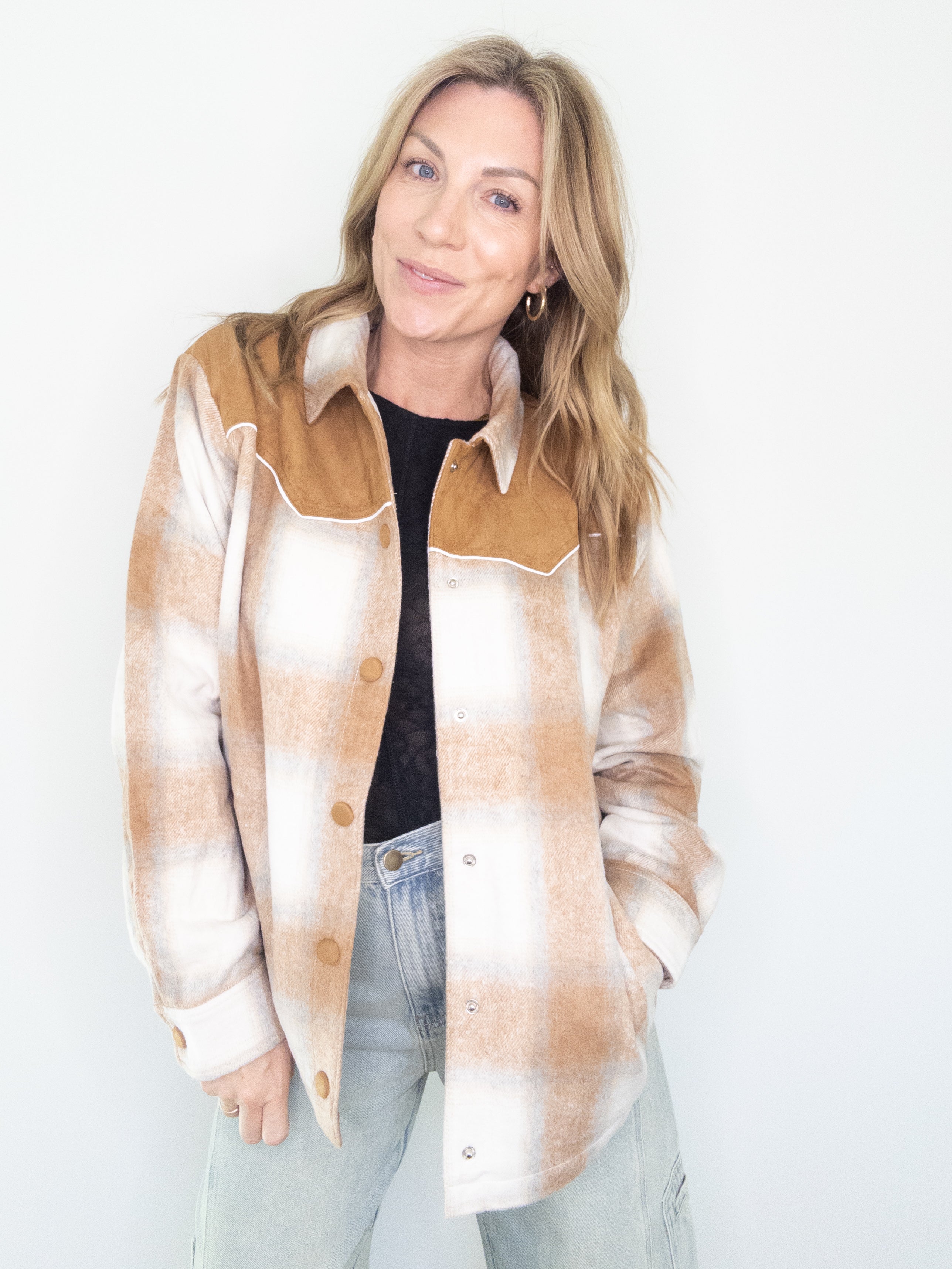 Auburn Western Plaid Shacket