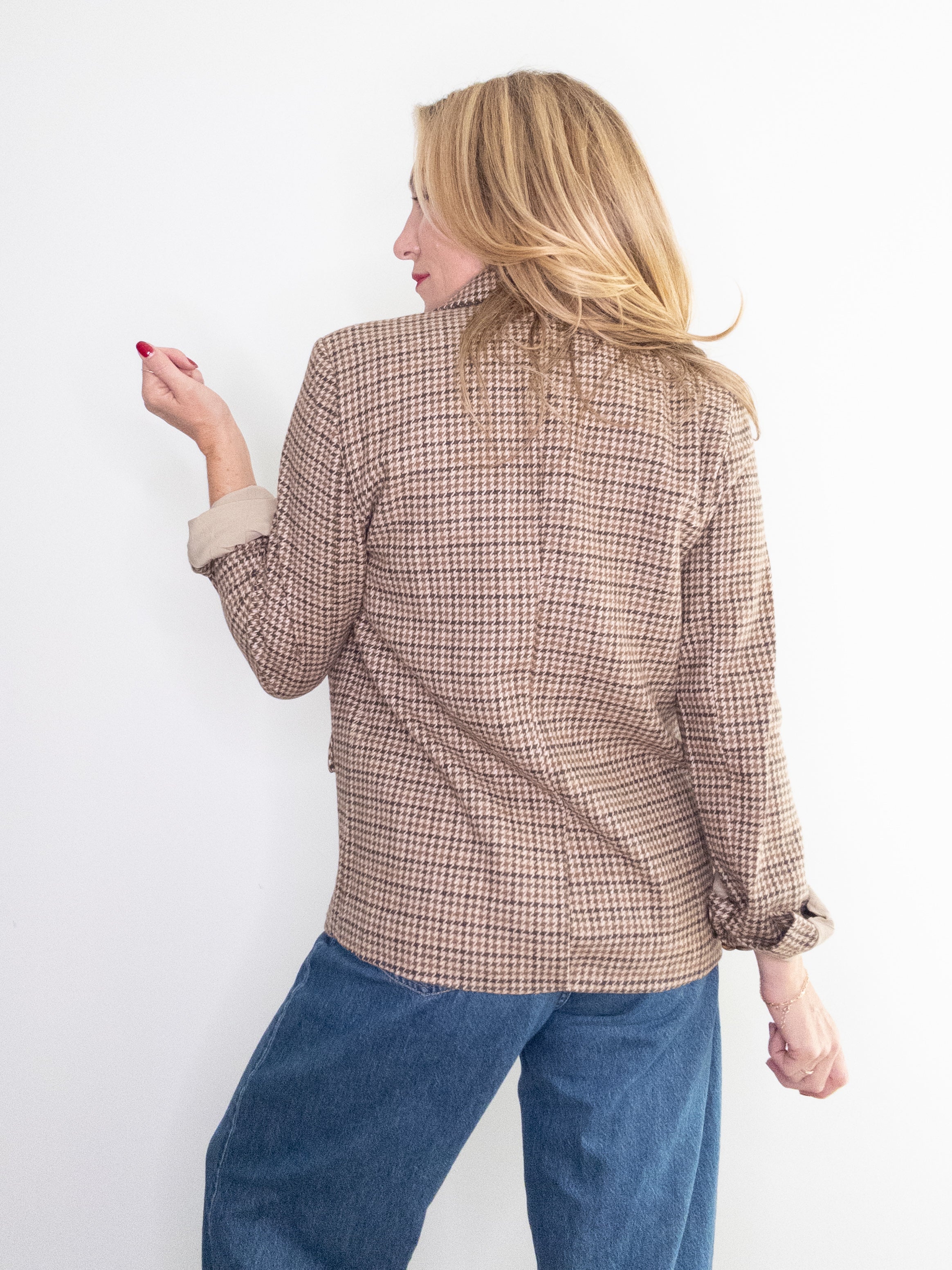 Houndstooth Blazer
