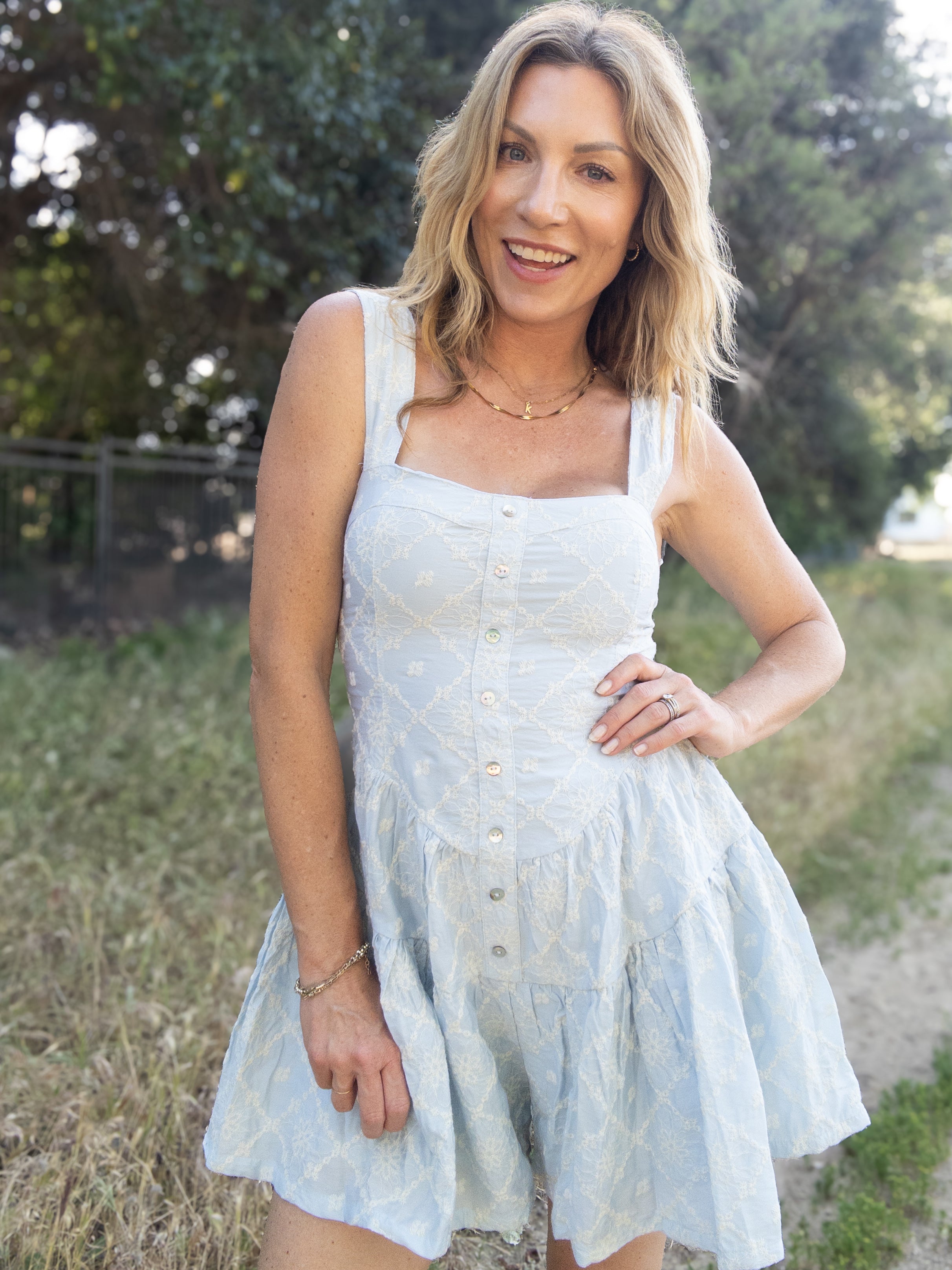 Dreamweaver Chambray Romper